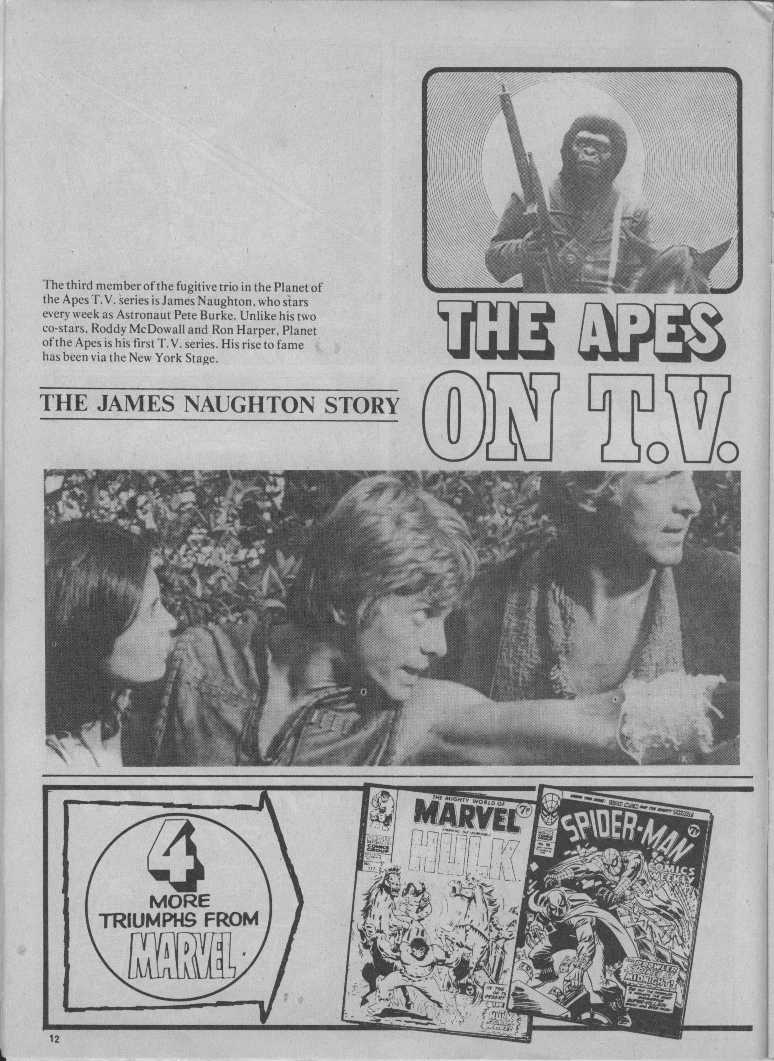 Read online Planet of the Apes (1974) comic -  Issue #10 - 12