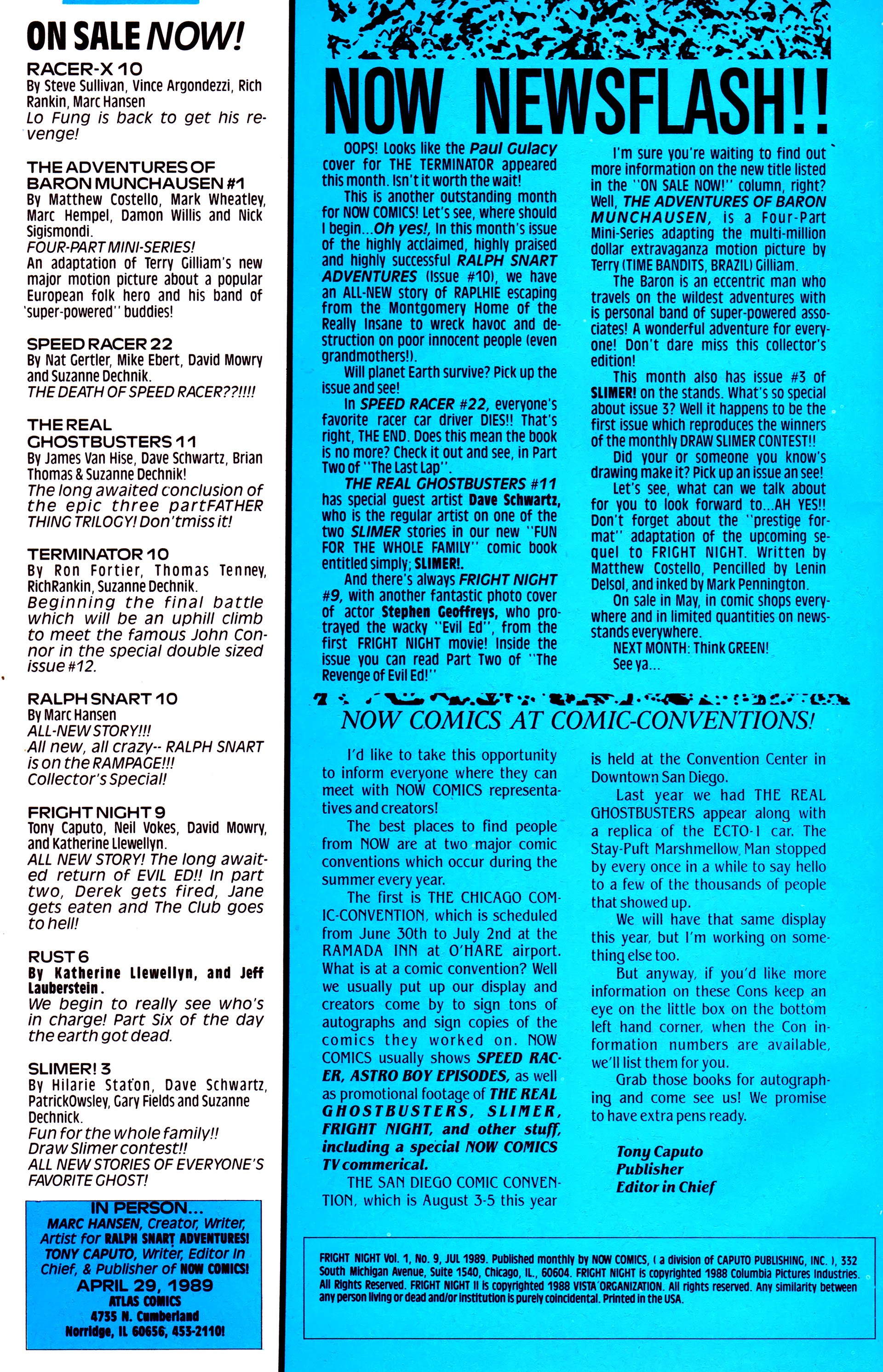 Read online Fright Night (1988) comic -  Issue #9 - 33
