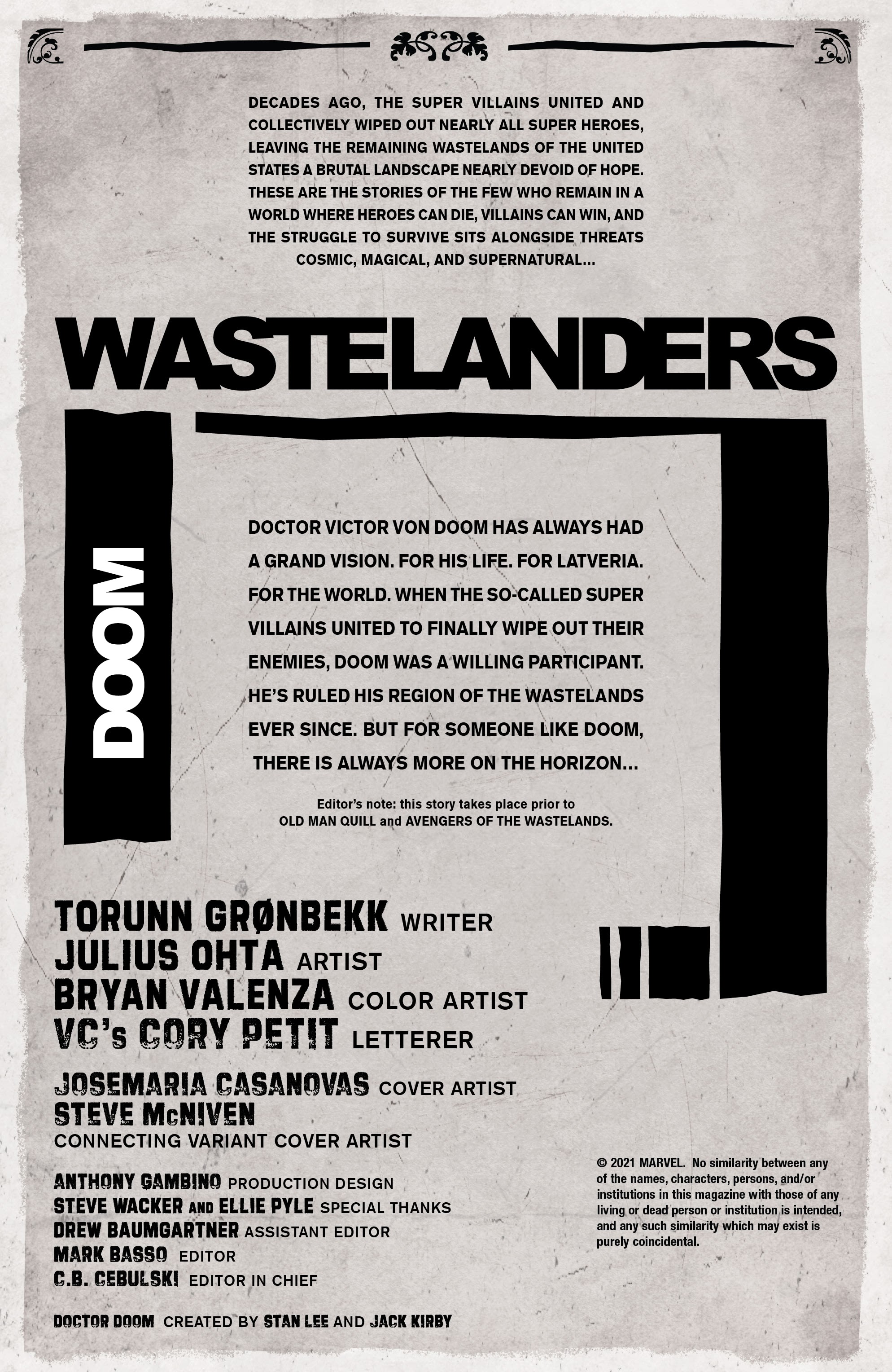 Read online Wastelanders comic -  Issue # Doom - 2