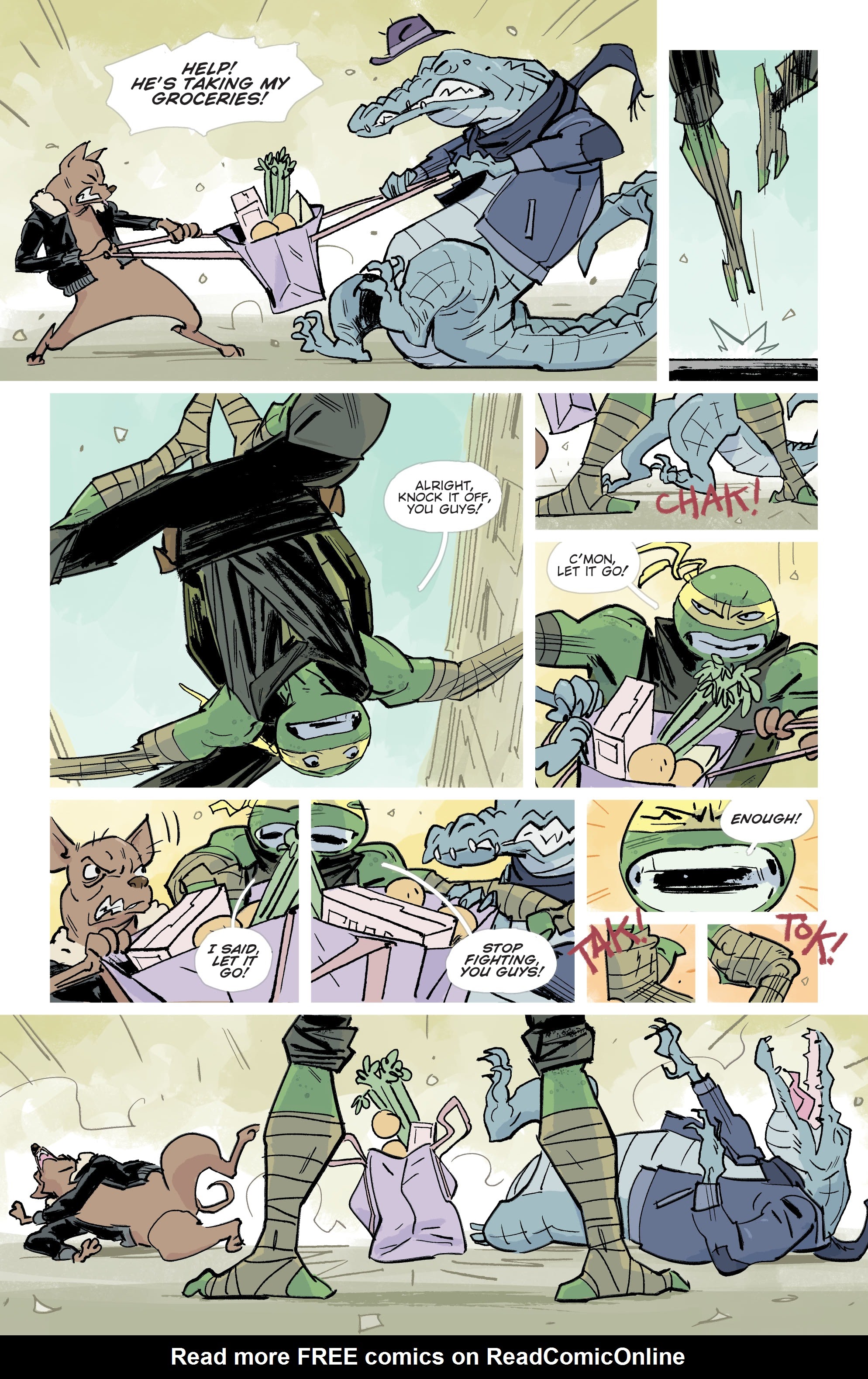 Read online Teenage Mutant Ninja Turtles: Jennika II comic -  Issue #1 - 5