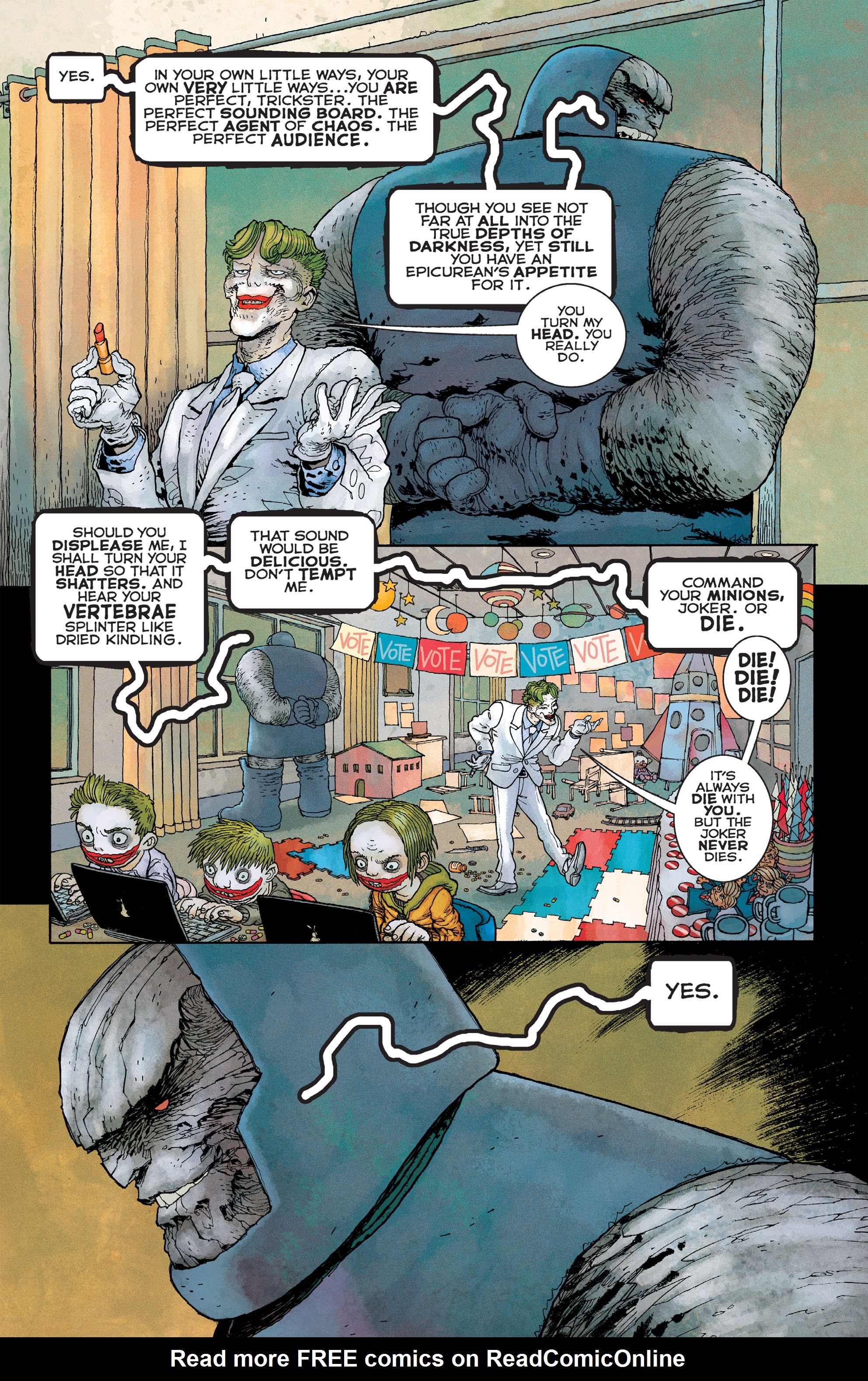 Read online Dark Knight Returns: The Golden Child comic -  Issue # _The Deluxe Edition - 18