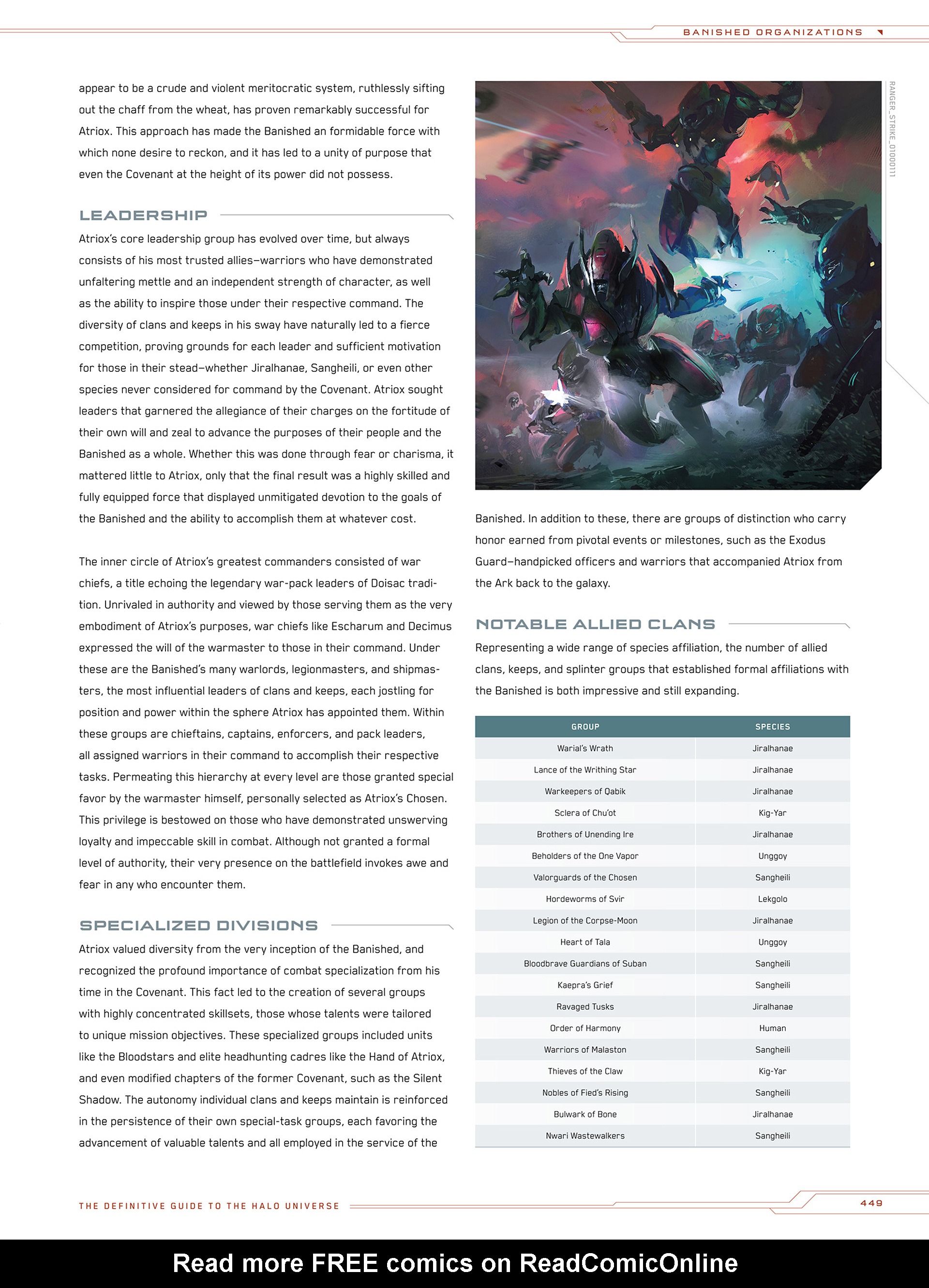 Read online Halo Encyclopedia comic -  Issue # TPB (Part 5) - 42