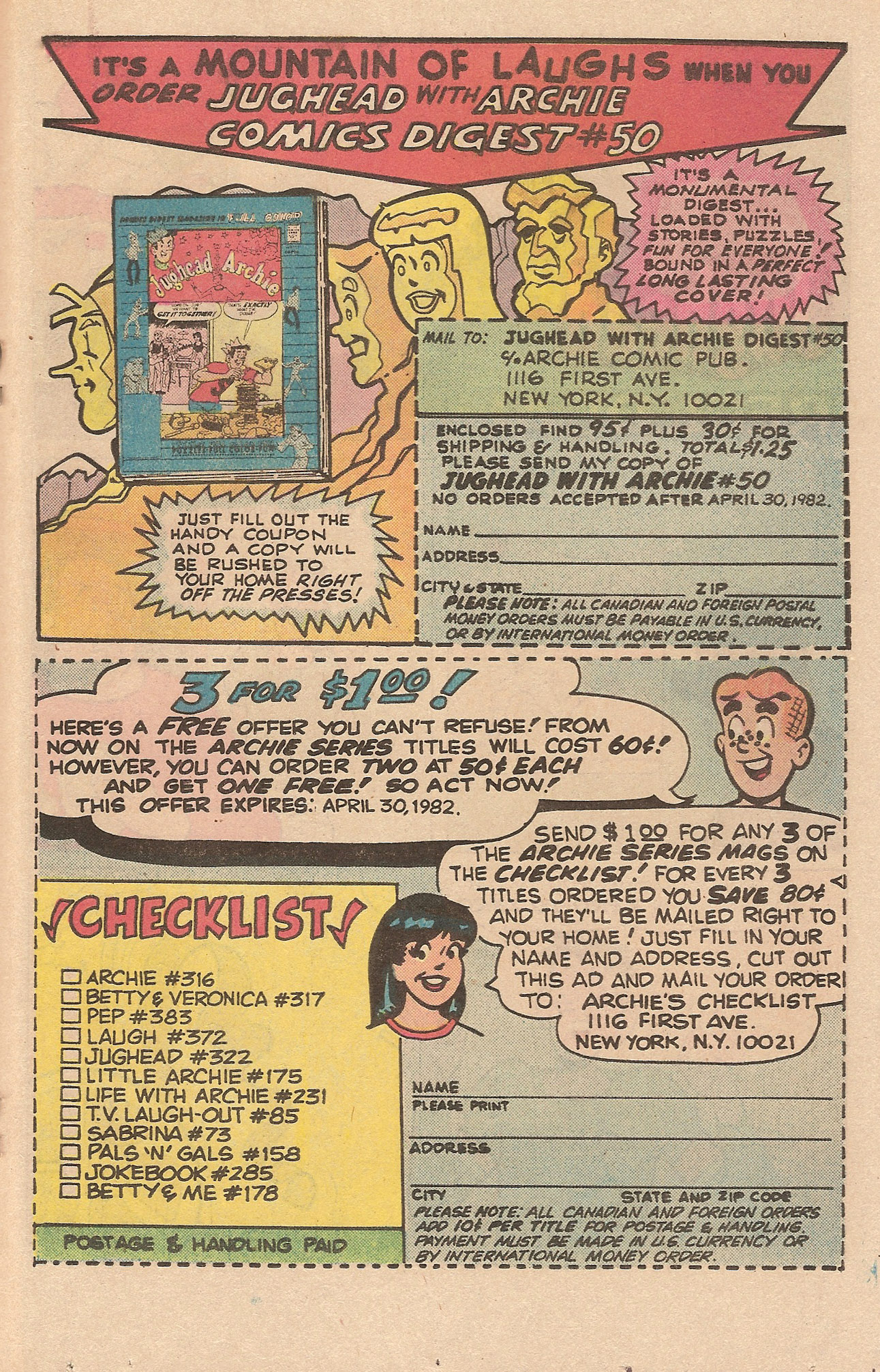 Read online Jughead's Jokes comic -  Issue #76 - 19