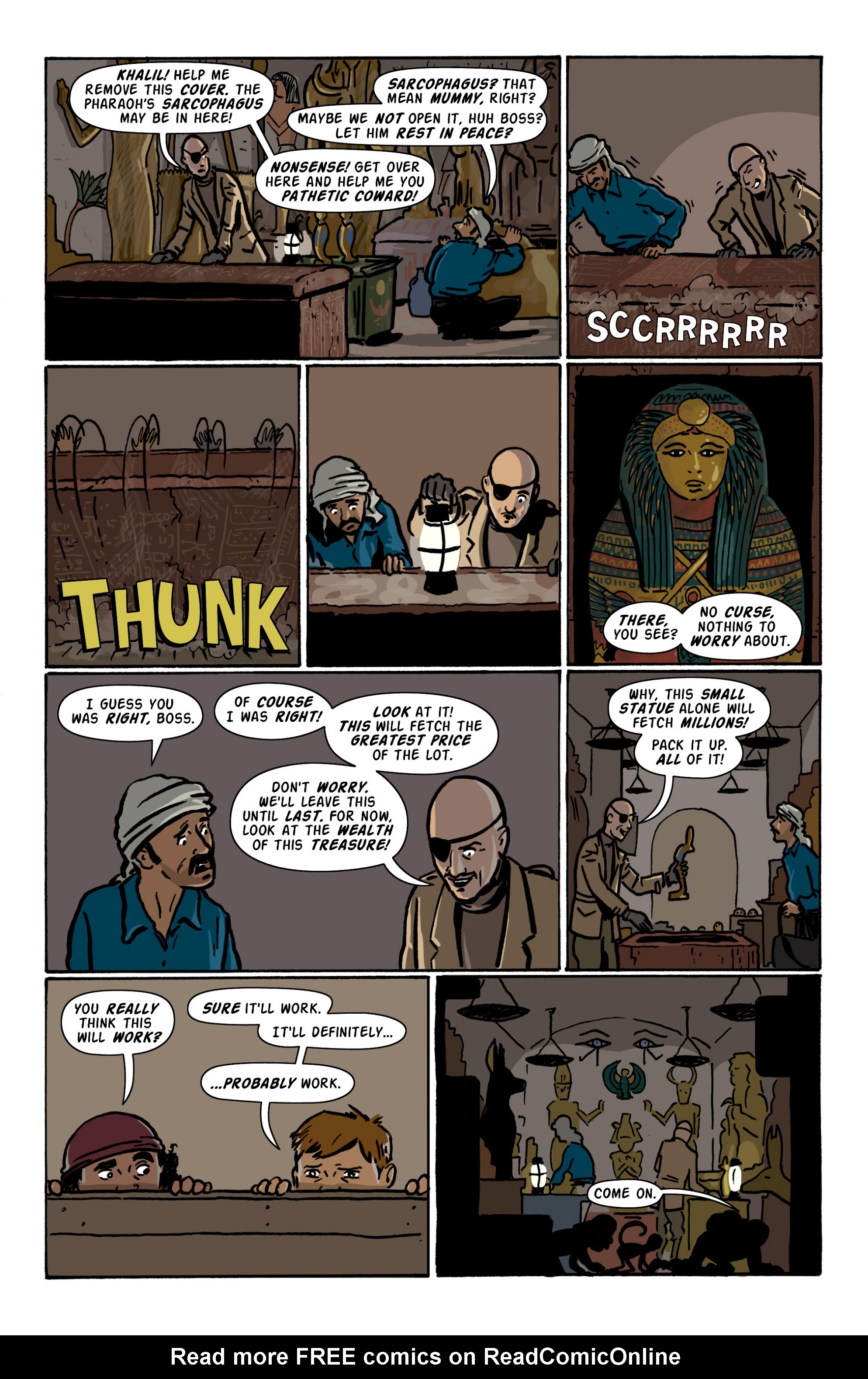 Read online Rocket Robinson and the Pharaoh's Fortune comic -  Issue # TPB (Part 3) - 20