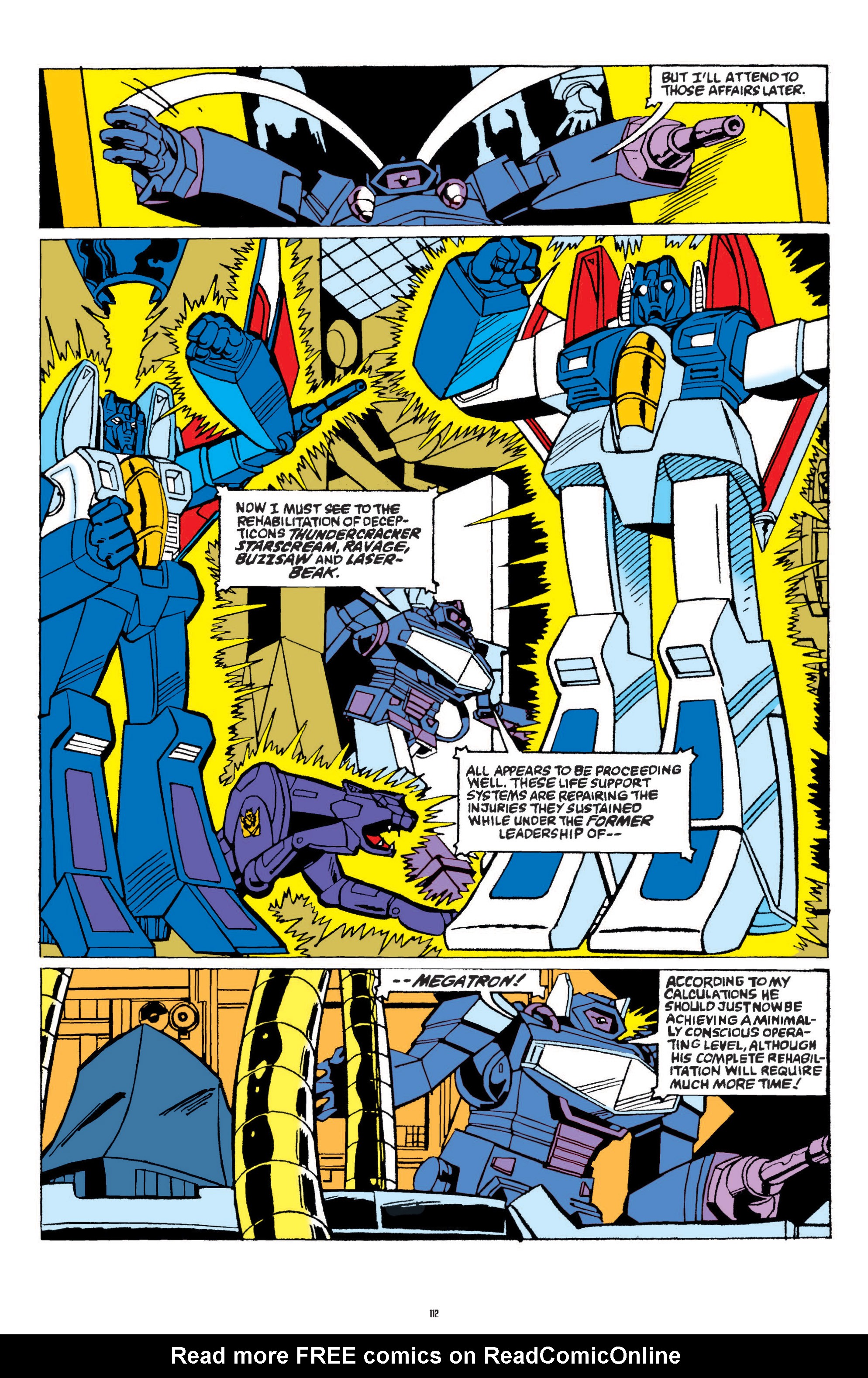 Read online The Transformers Classics comic -  Issue # TPB 1 - 113