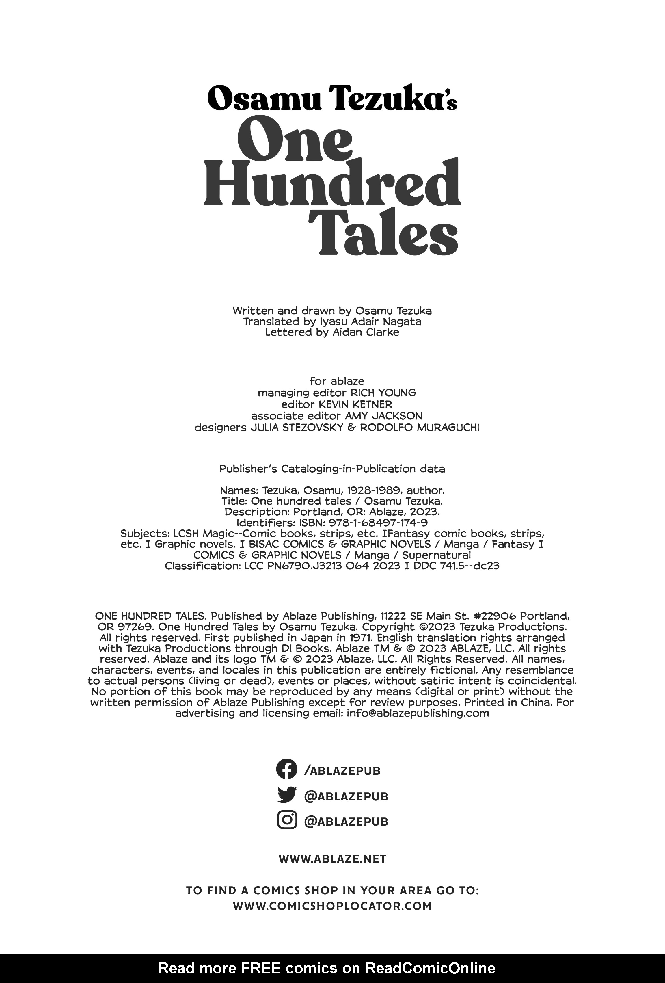 Read online One Hundred Tales comic -  Issue # TPB (Part 2) - 110