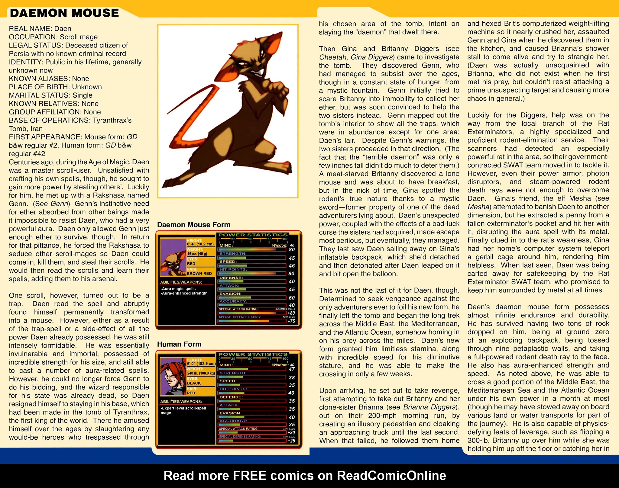 Read online Gold Digger Sourcebook: The Official Handbook of the GD Universe comic -  Issue #3 - 13