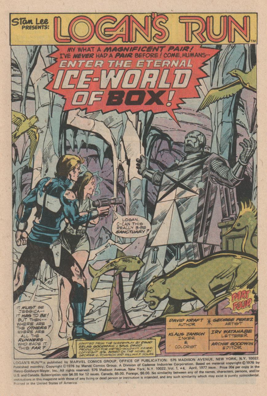 Read online Logan's Run comic -  Issue #4 - 2