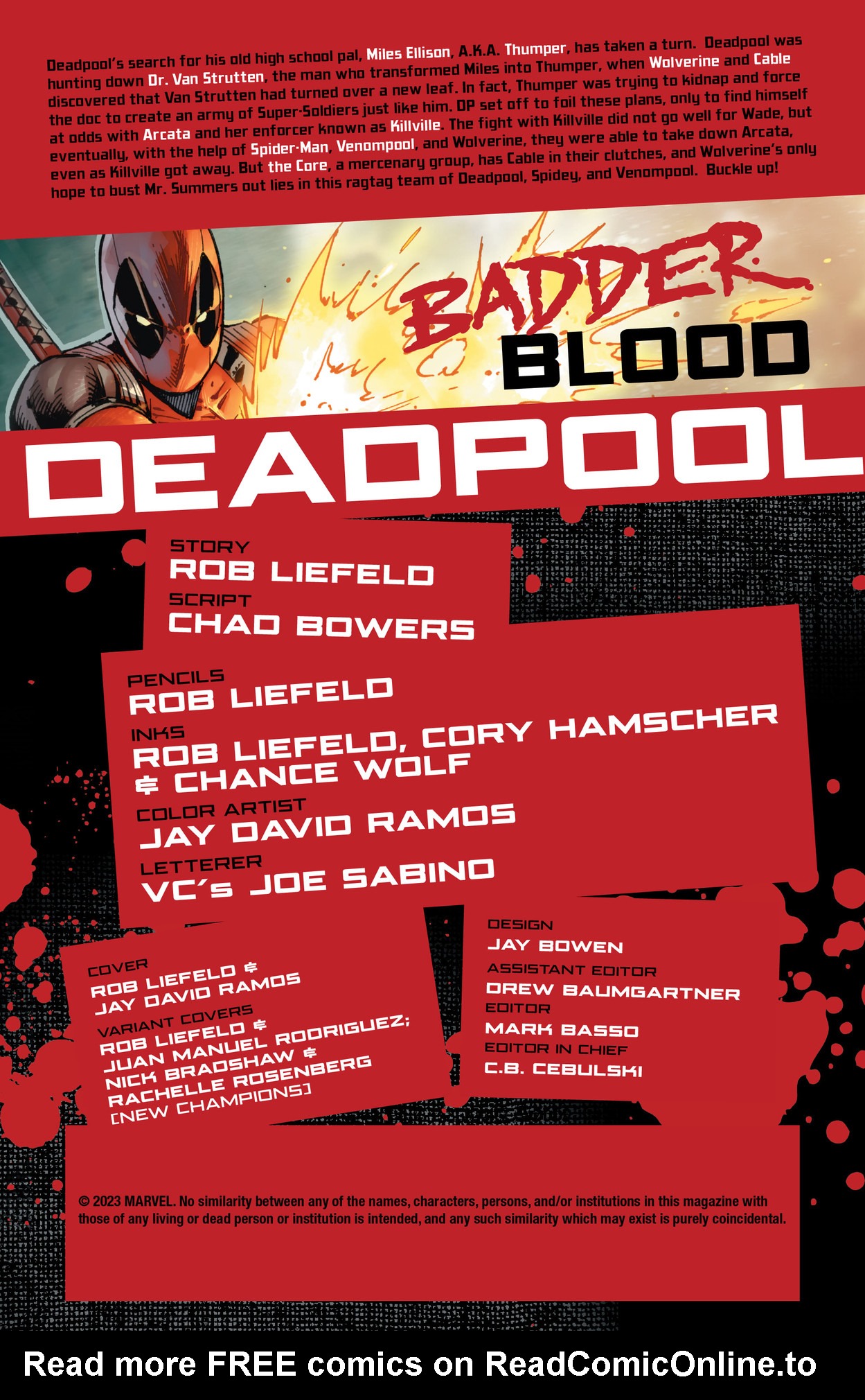 Read online Deadpool: Badder Blood comic -  Issue #5 - 2