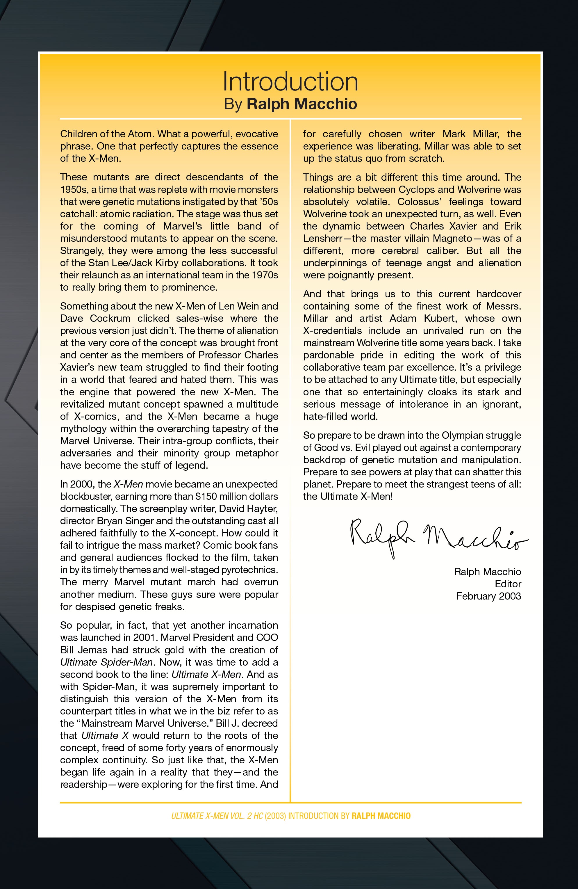 Read online Ultimate X-Men Omnibus comic -  Issue # TPB (Part 9) - 67