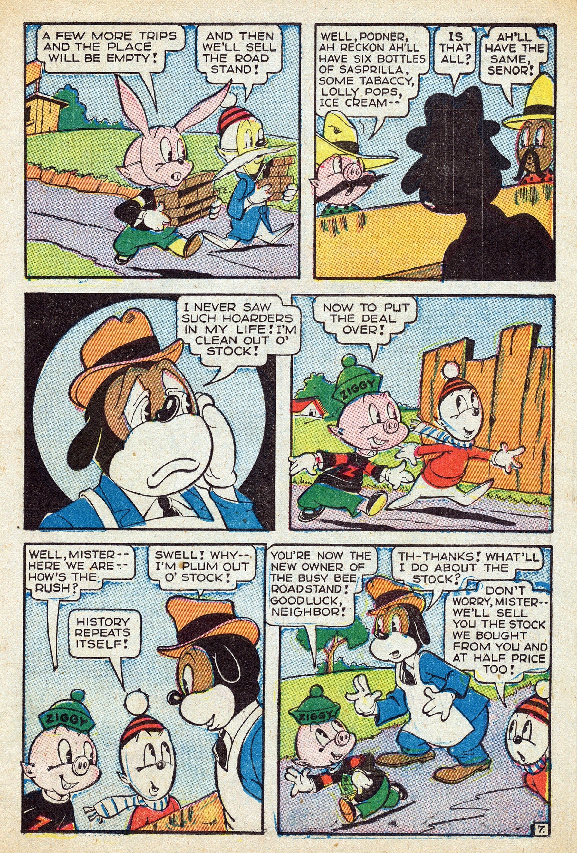 Read online Ziggy Pig-Silly Seal Comics (1944) comic -  Issue #1 - 17