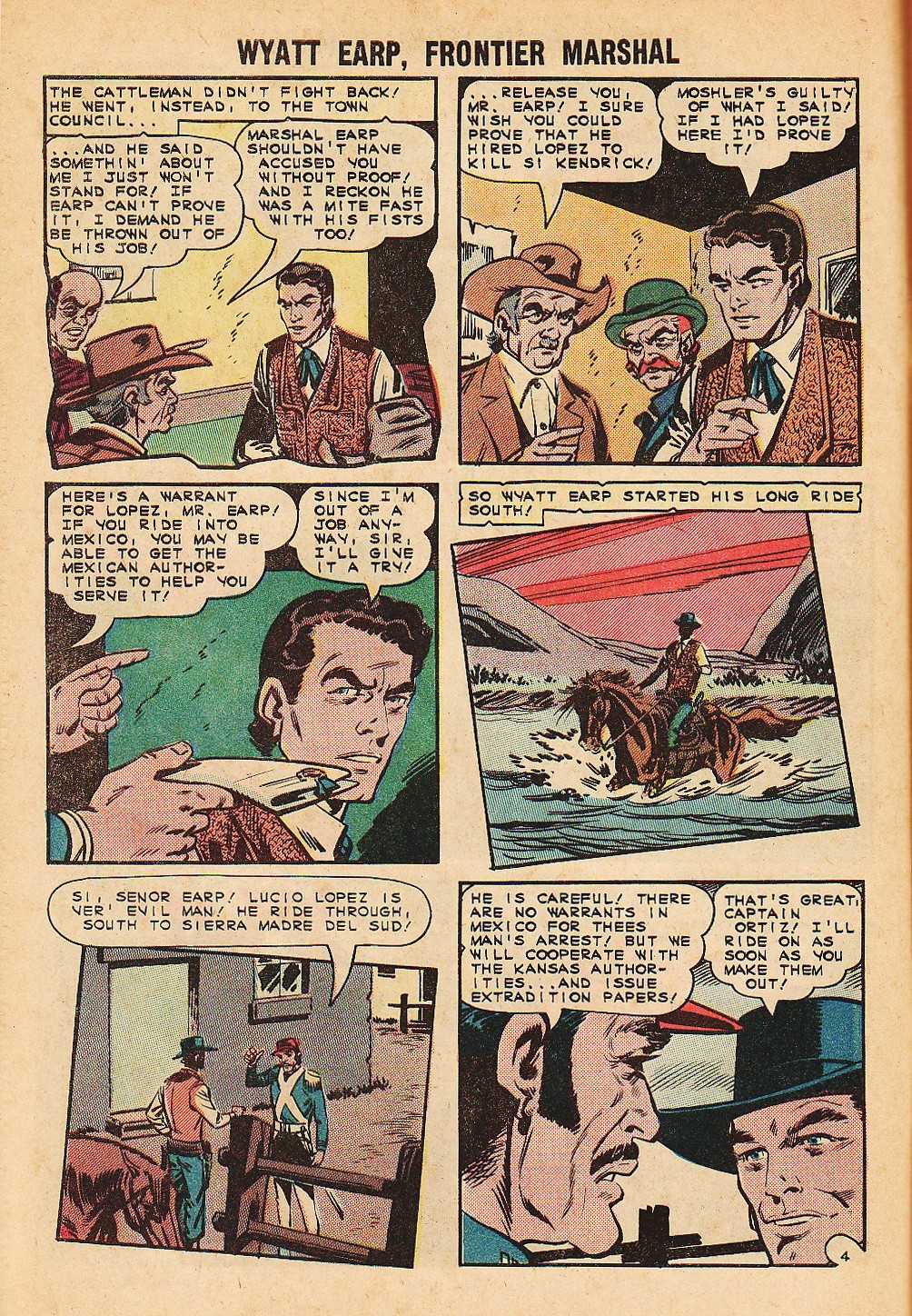 Read online Wyatt Earp Frontier Marshal comic -  Issue #58 - 28