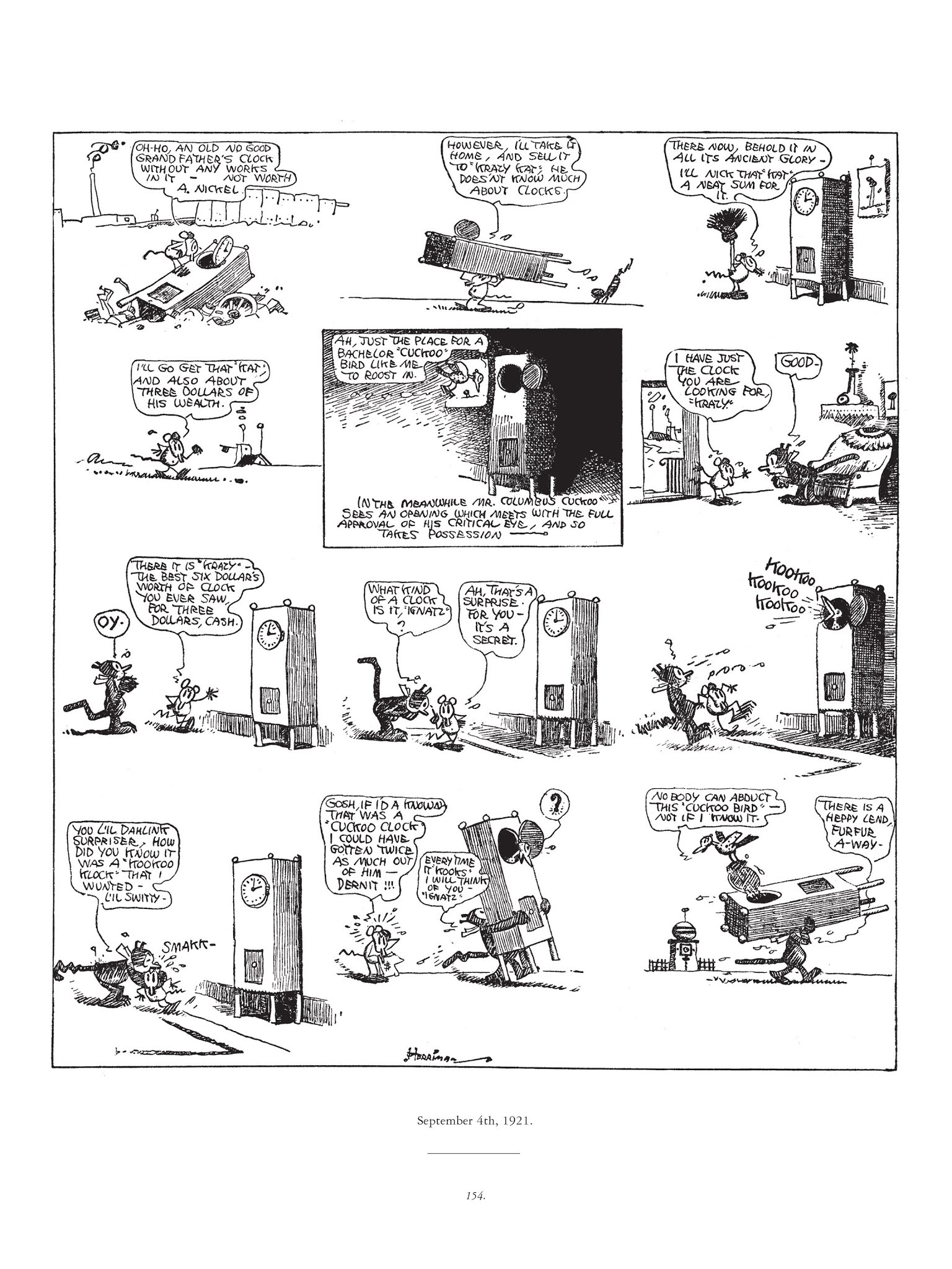 Read online Krazy & Ignatz comic -  Issue # TPB 2 - 154