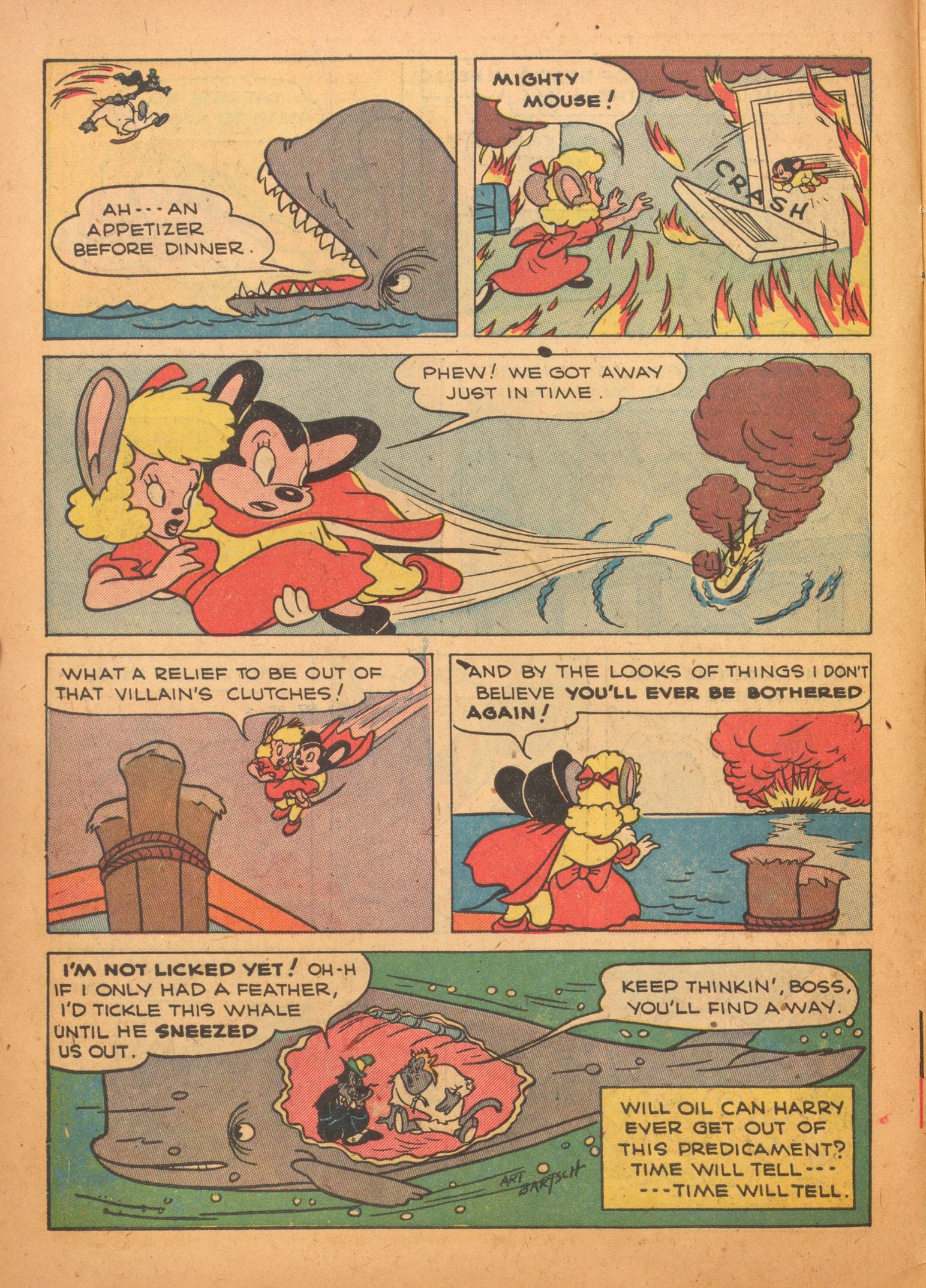 Read online Paul Terry's Mighty Mouse Comics comic -  Issue #16 - 10