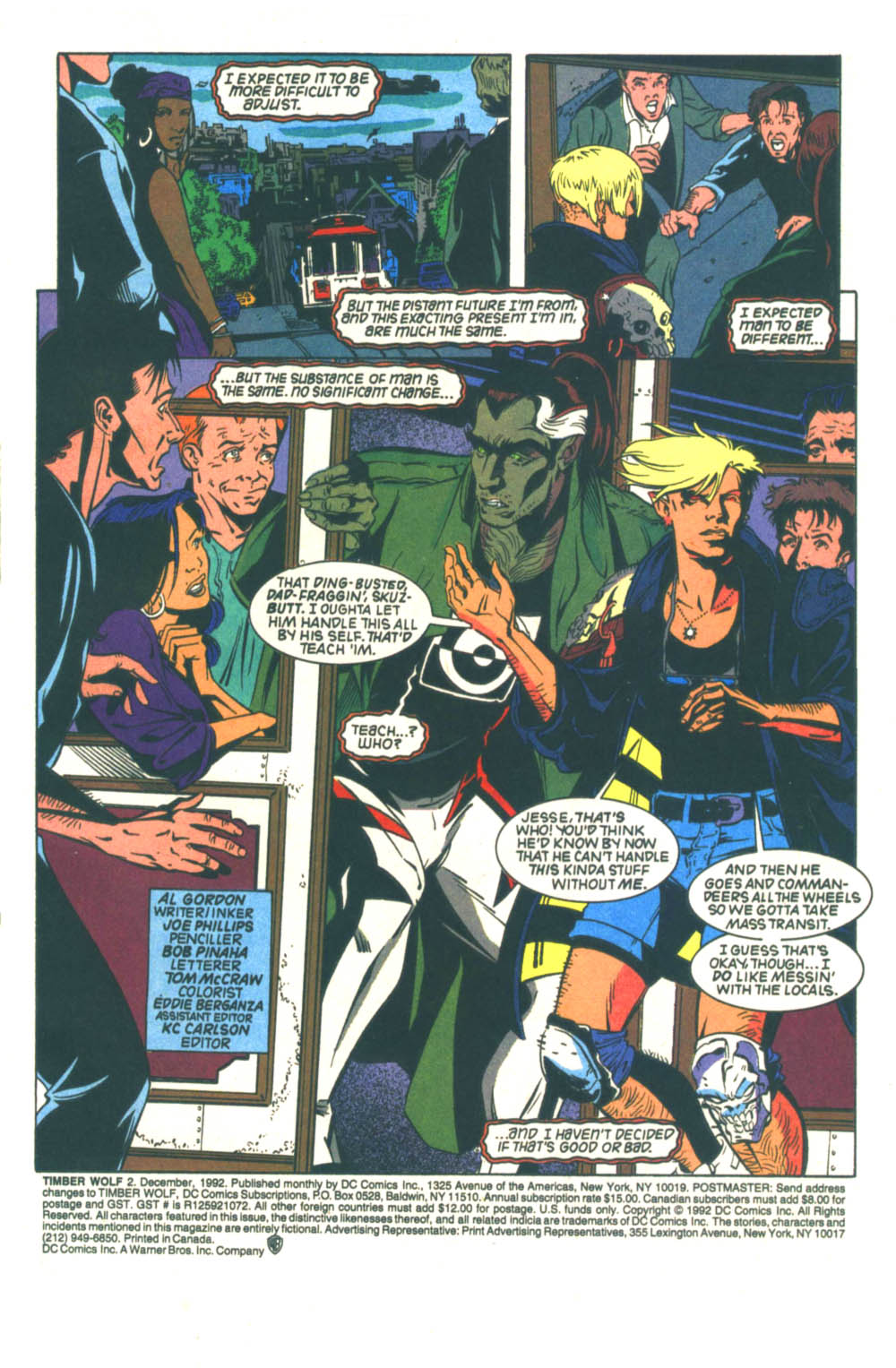 Read online Timber Wolf comic -  Issue #2 - 2