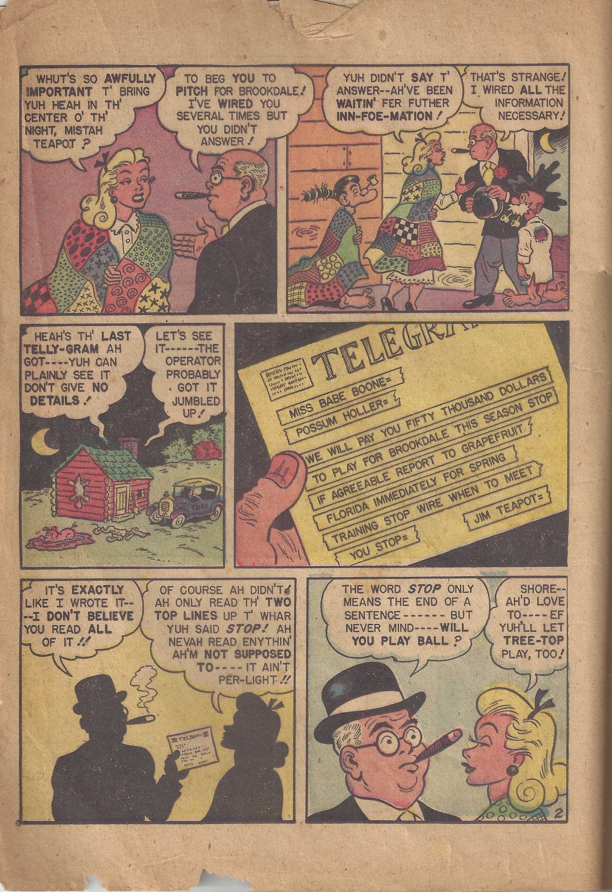 Read online Babe (1948) comic -  Issue #6 - 4