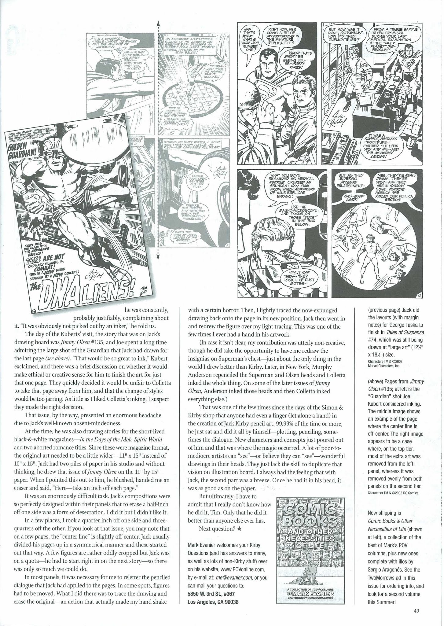 Read online The Jack Kirby Collector comic -  Issue #37 - 52