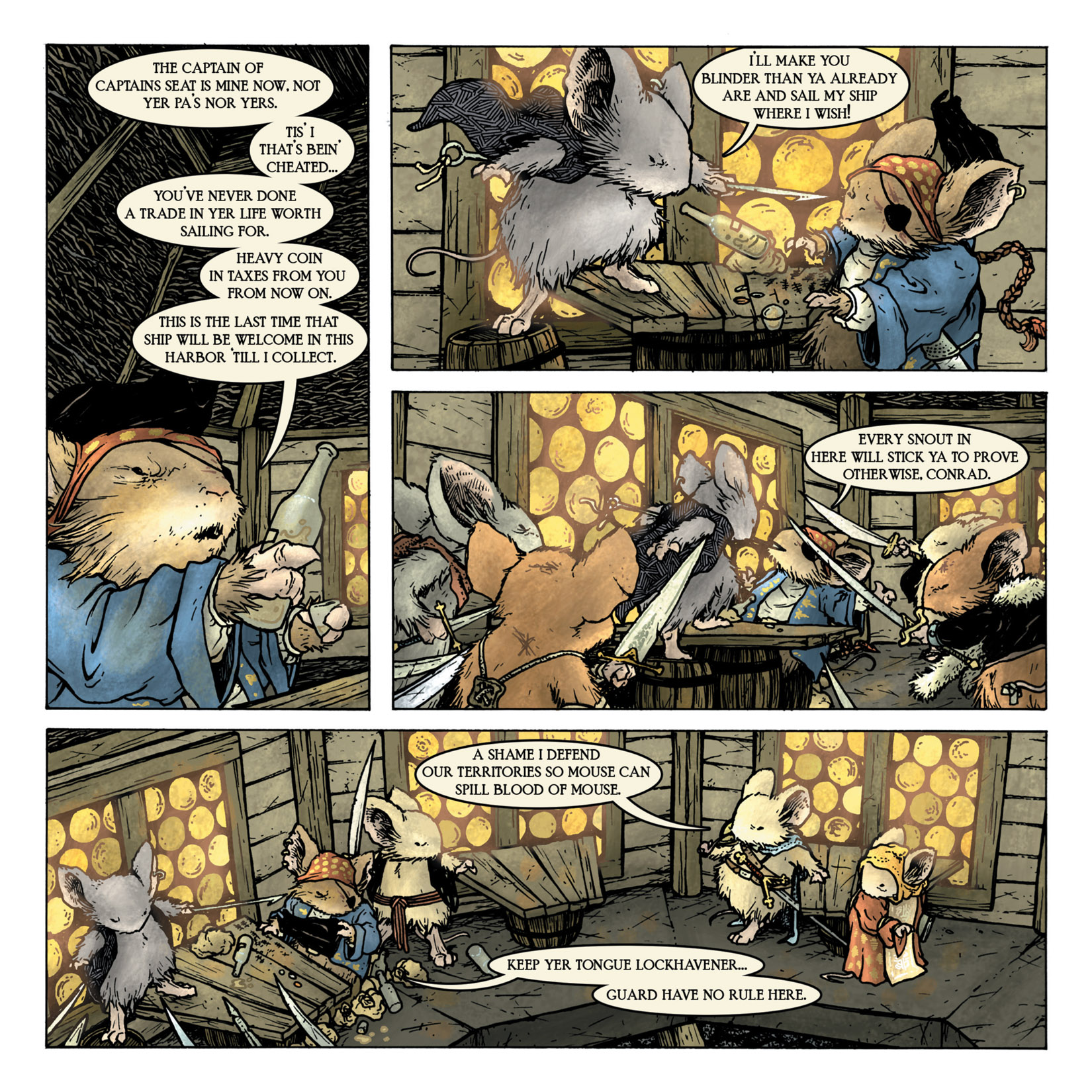 Read online Mouse Guard: The Black Axe comic -  Issue #2 - 7