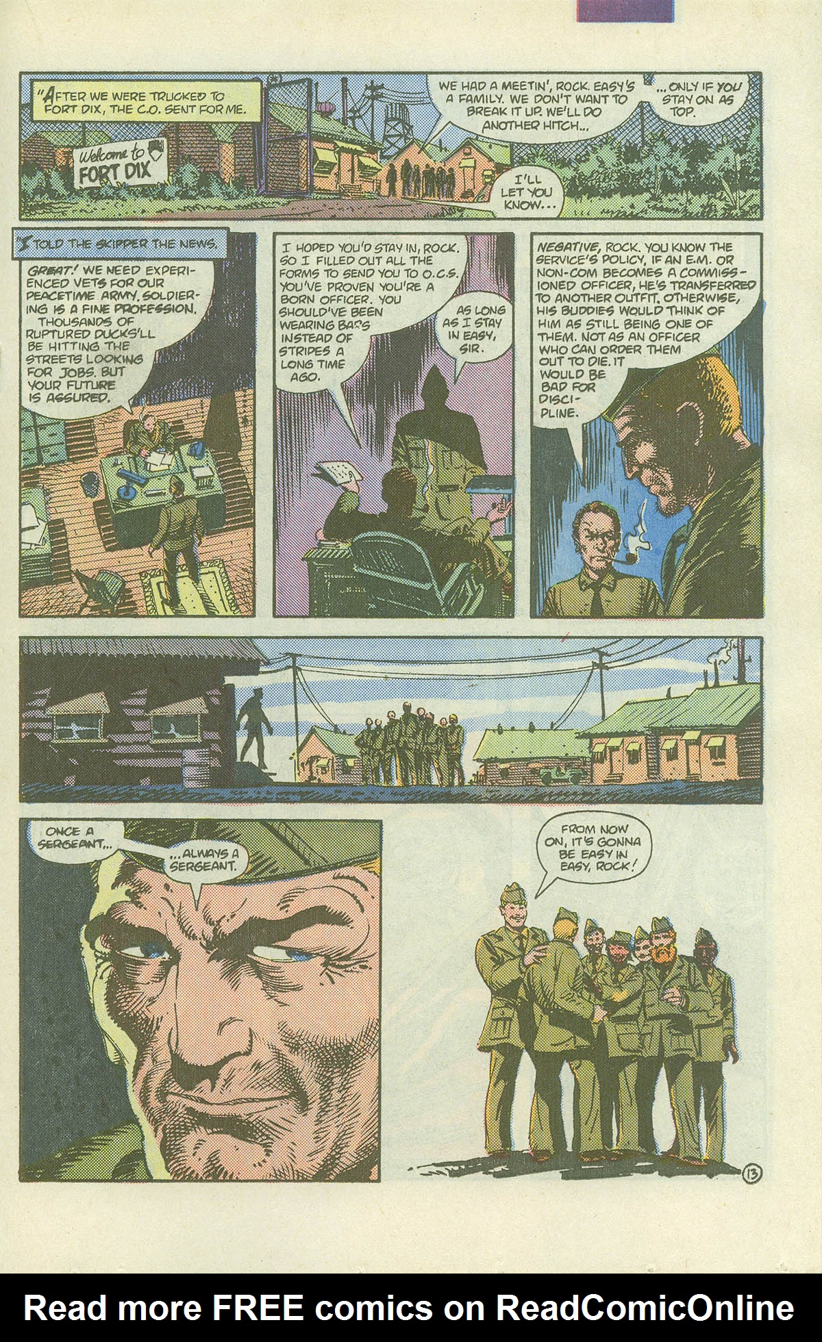 Read online Sgt. Rock comic -  Issue #417 - 19