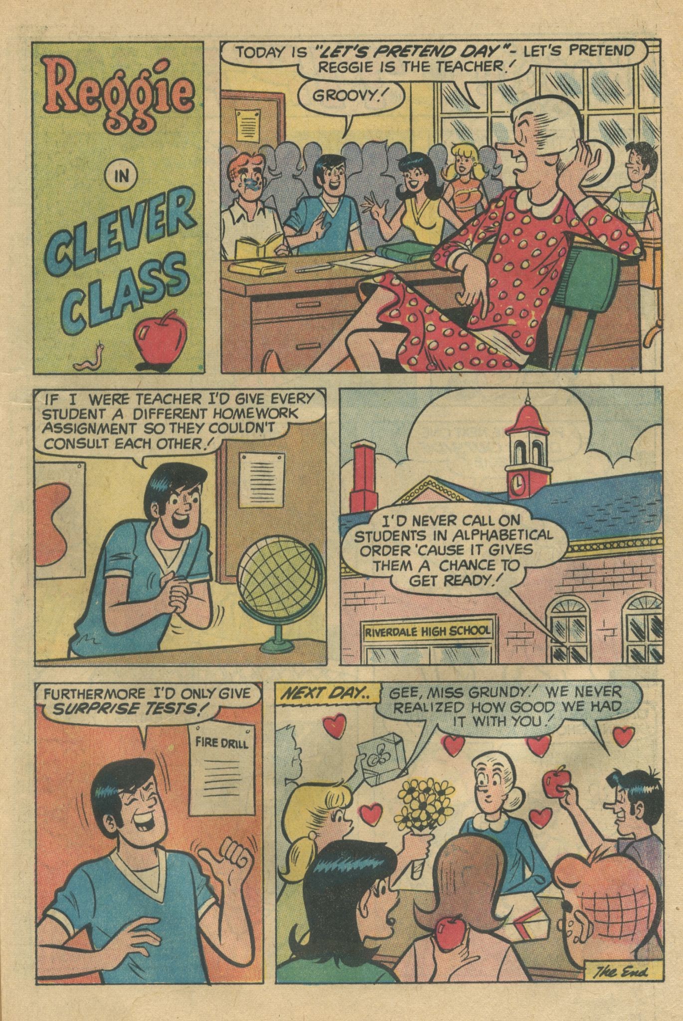 Read online Reggie's Wise Guy Jokes comic -  Issue #10 - 61