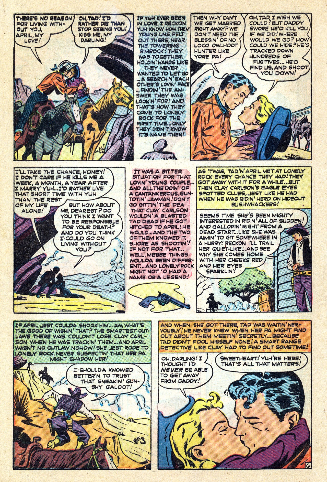 Read online Western Life Romances comic -  Issue #2 - 8