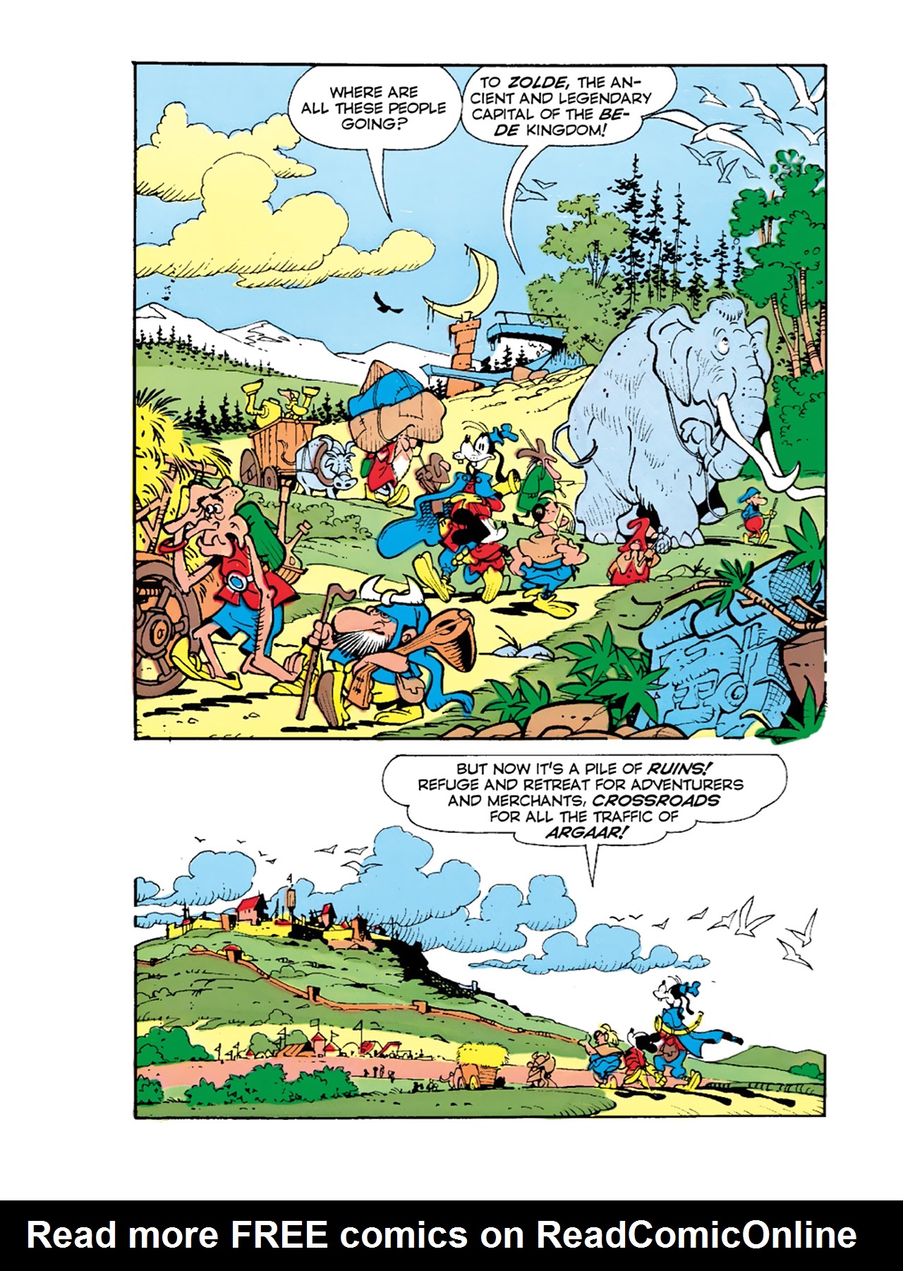 Read online Mickey Mouse in the Sword of Ice comic -  Issue #2 - 7