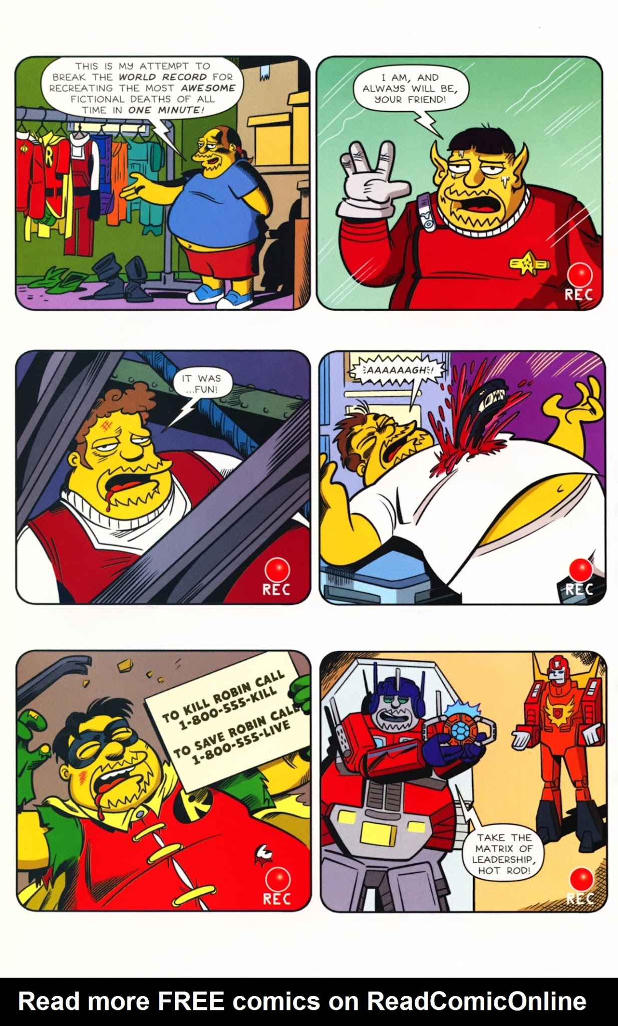 Read online Bongo Comics Presents Simpsons Super Spectacular comic -  Issue #11 - 32