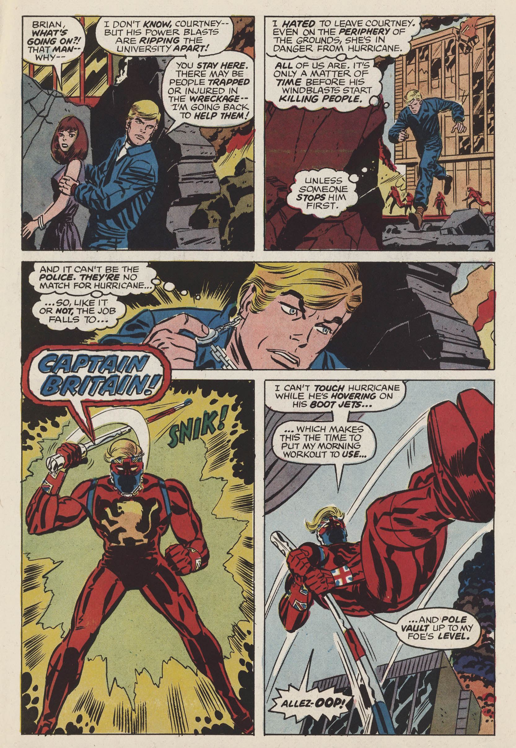 Read online Captain Britain (1976) comic -  Issue #4 - 6