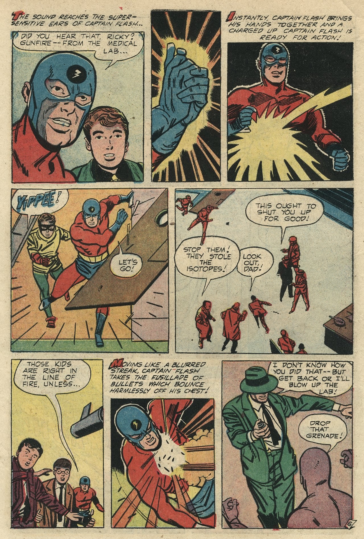 Read online Captain Flash comic -  Issue #4 - 8