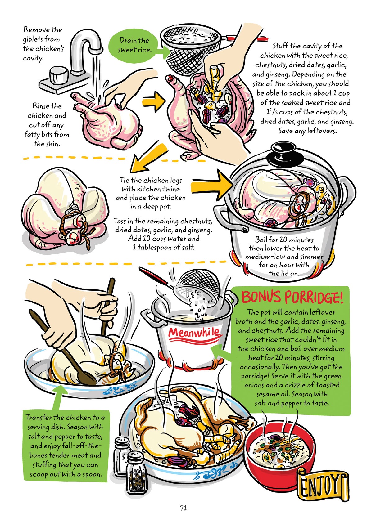 Read online Cook Korean! A Comic Book With Recipes comic -  Issue # TPB (Part 1) - 70