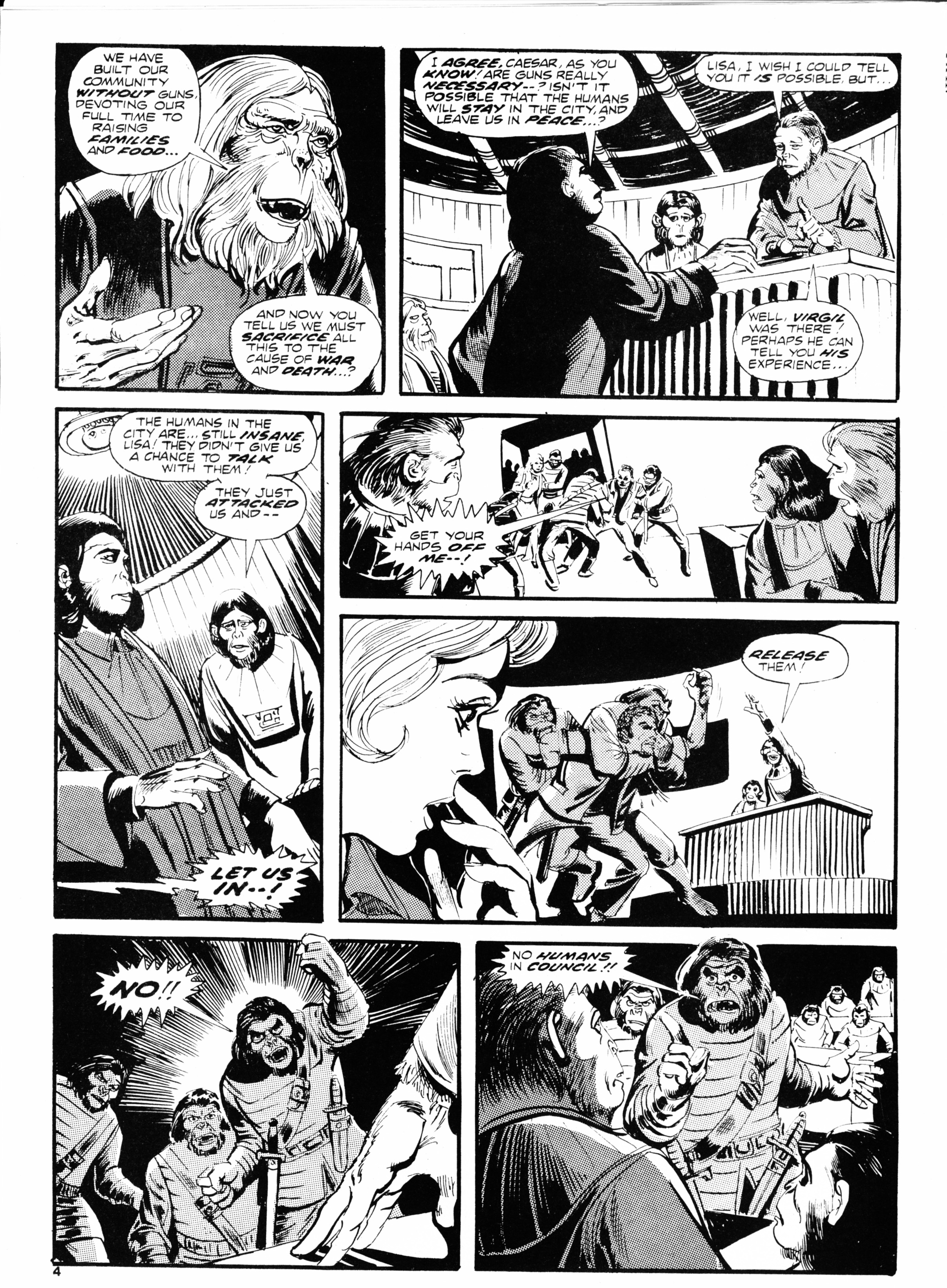 Read online Planet of the Apes (1974) comic -  Issue #117 - 4