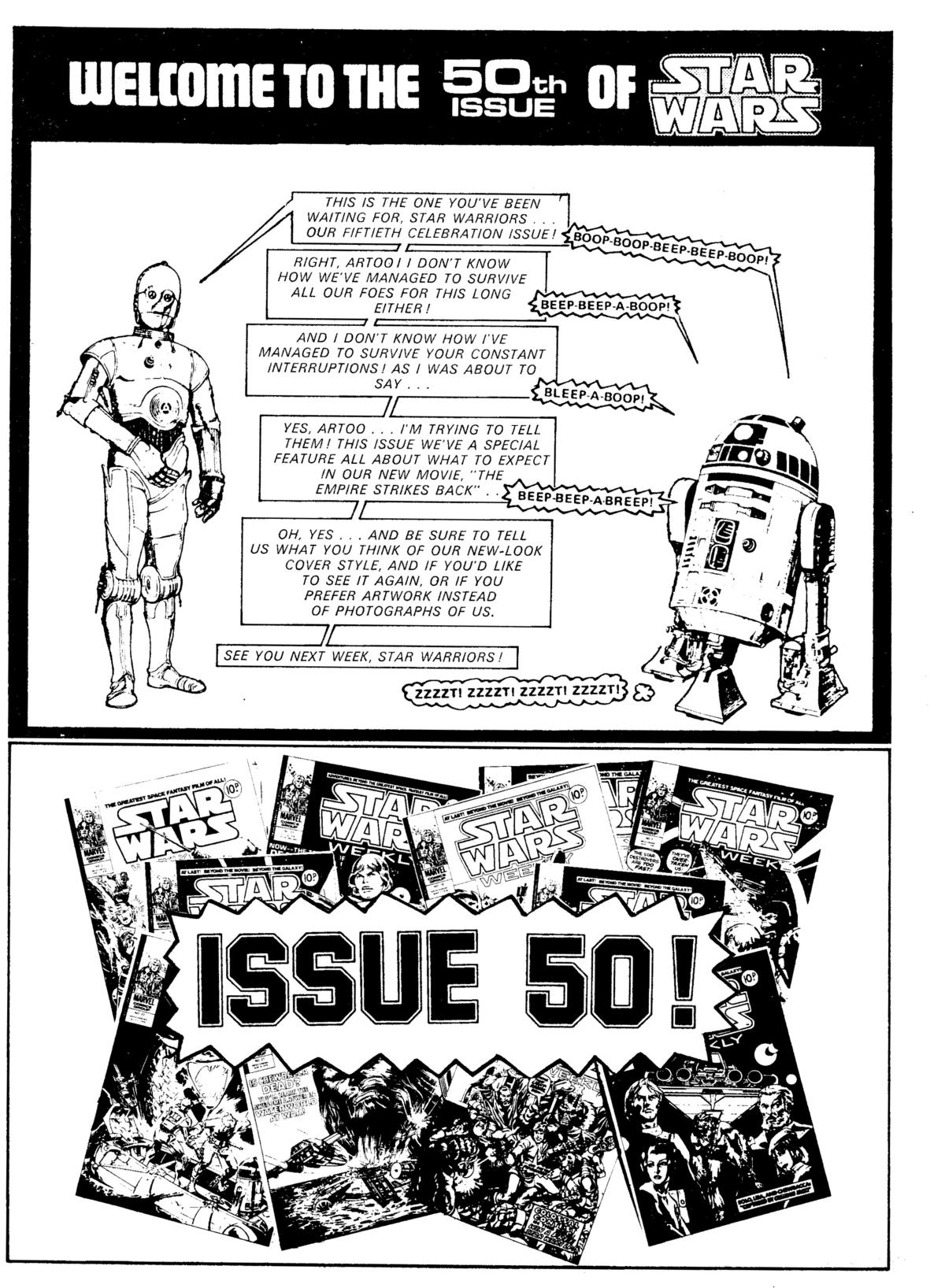 Read online Star Wars Weekly comic -  Issue #50 - 2