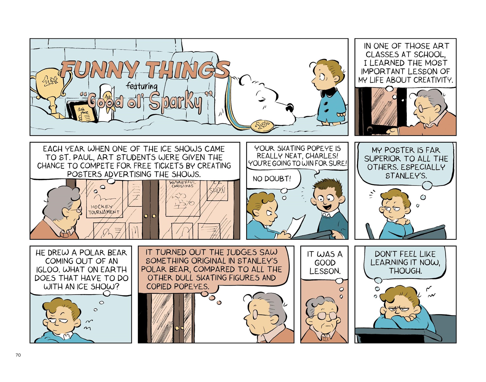 Read online Funny Things: A Comic Strip Biography of Charles M. Schulz comic -  Issue # TPB (Part 1) - 73