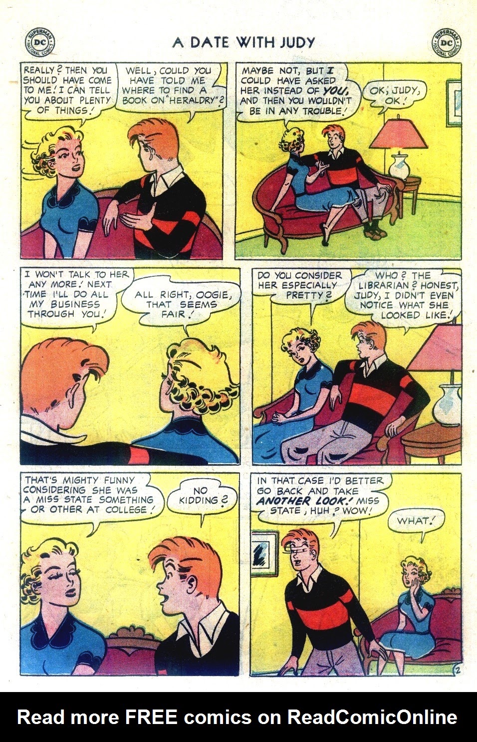 Read online A Date with Judy comic -  Issue #63 - 28