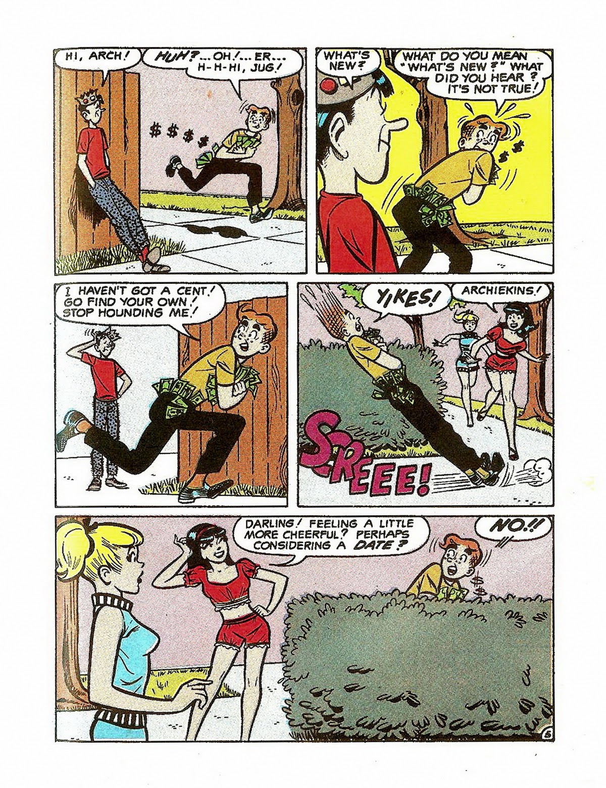 Read online Archie's Double Digest Magazine comic -  Issue #61 - 138