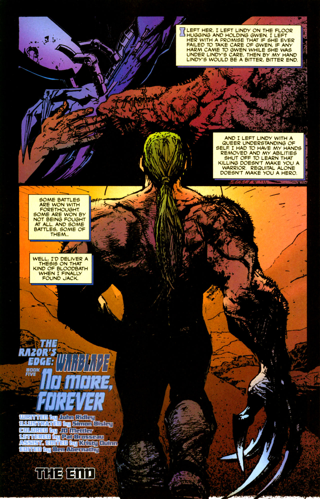 Read online The Razor's Edge comic -  Issue #5 - 23