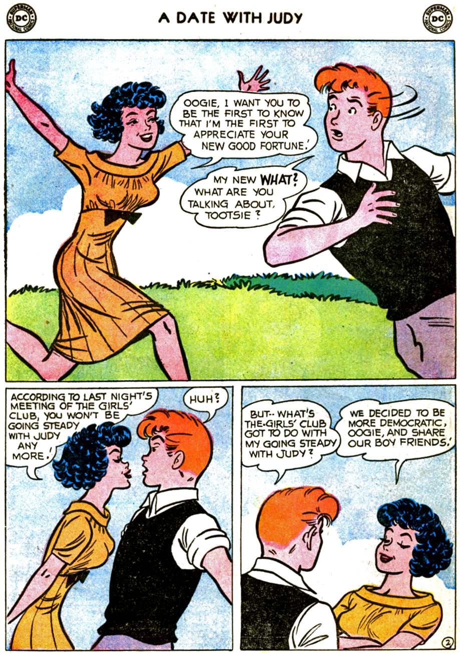 Read online A Date with Judy comic -  Issue #70 - 4