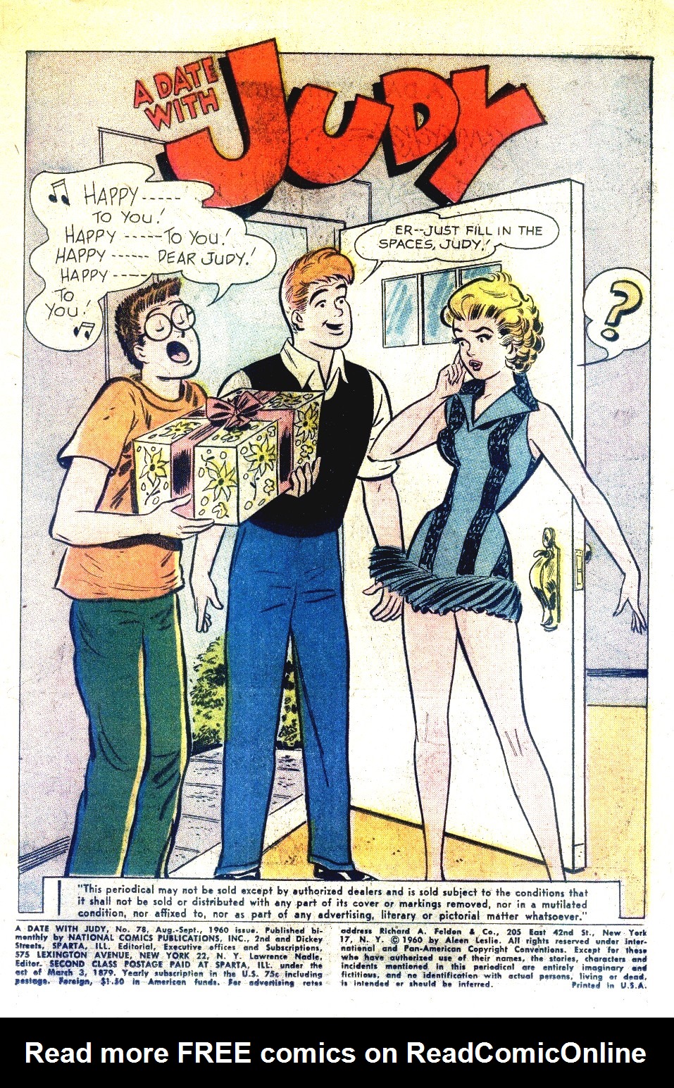 Read online A Date with Judy comic -  Issue #78 - 3