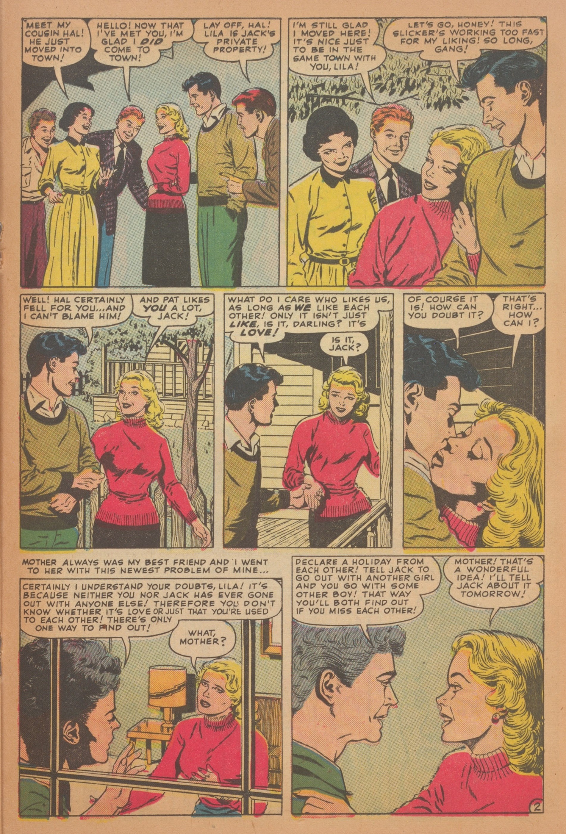 Read online Love Romances comic -  Issue #35 - 21