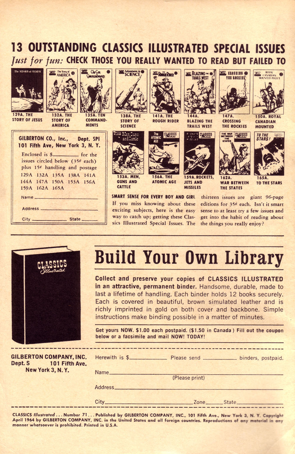 Read online Classics Illustrated comic -  Issue #71 - 2