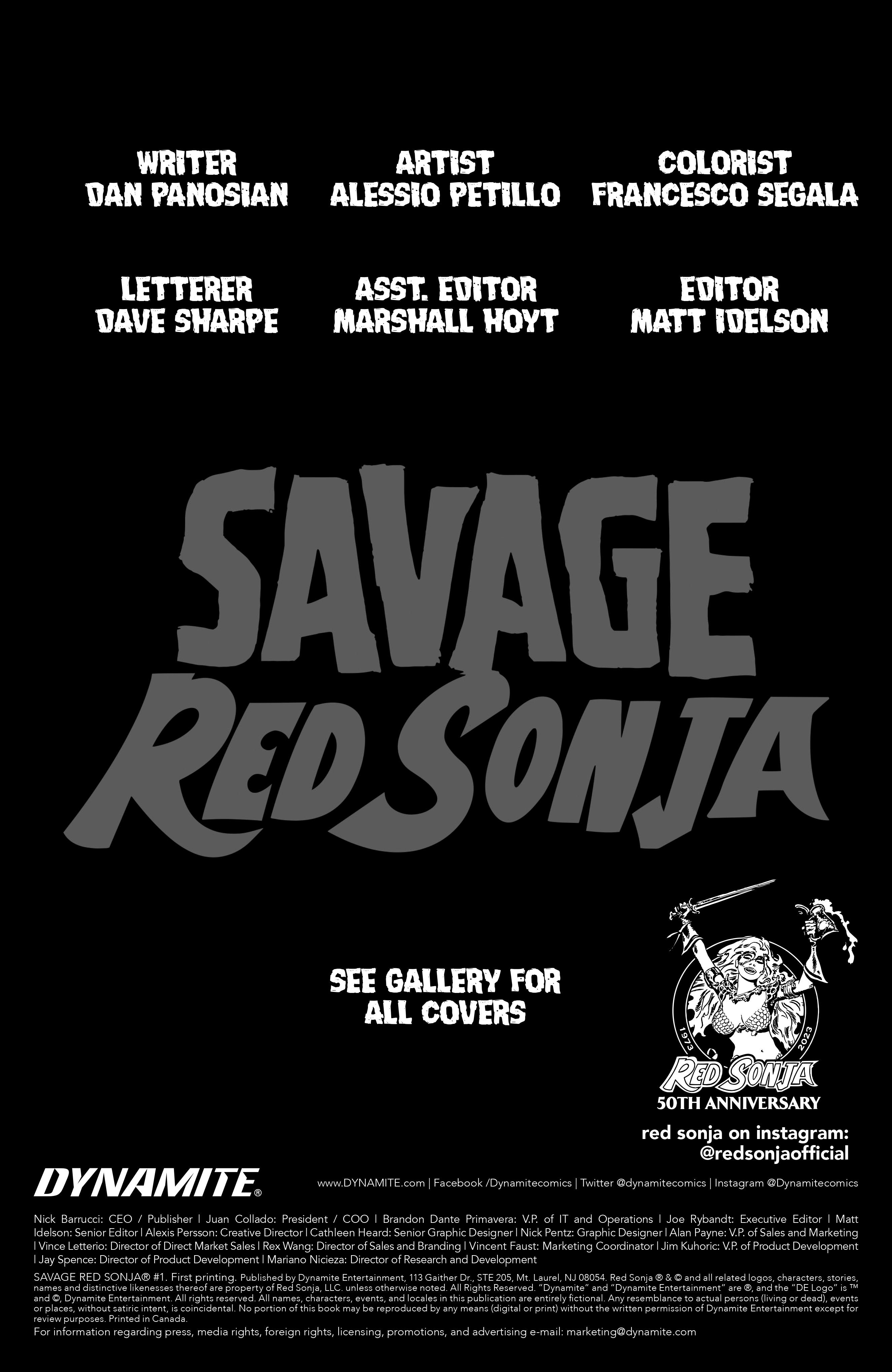 Read online Savage Red Sonja comic -  Issue #1 - 5