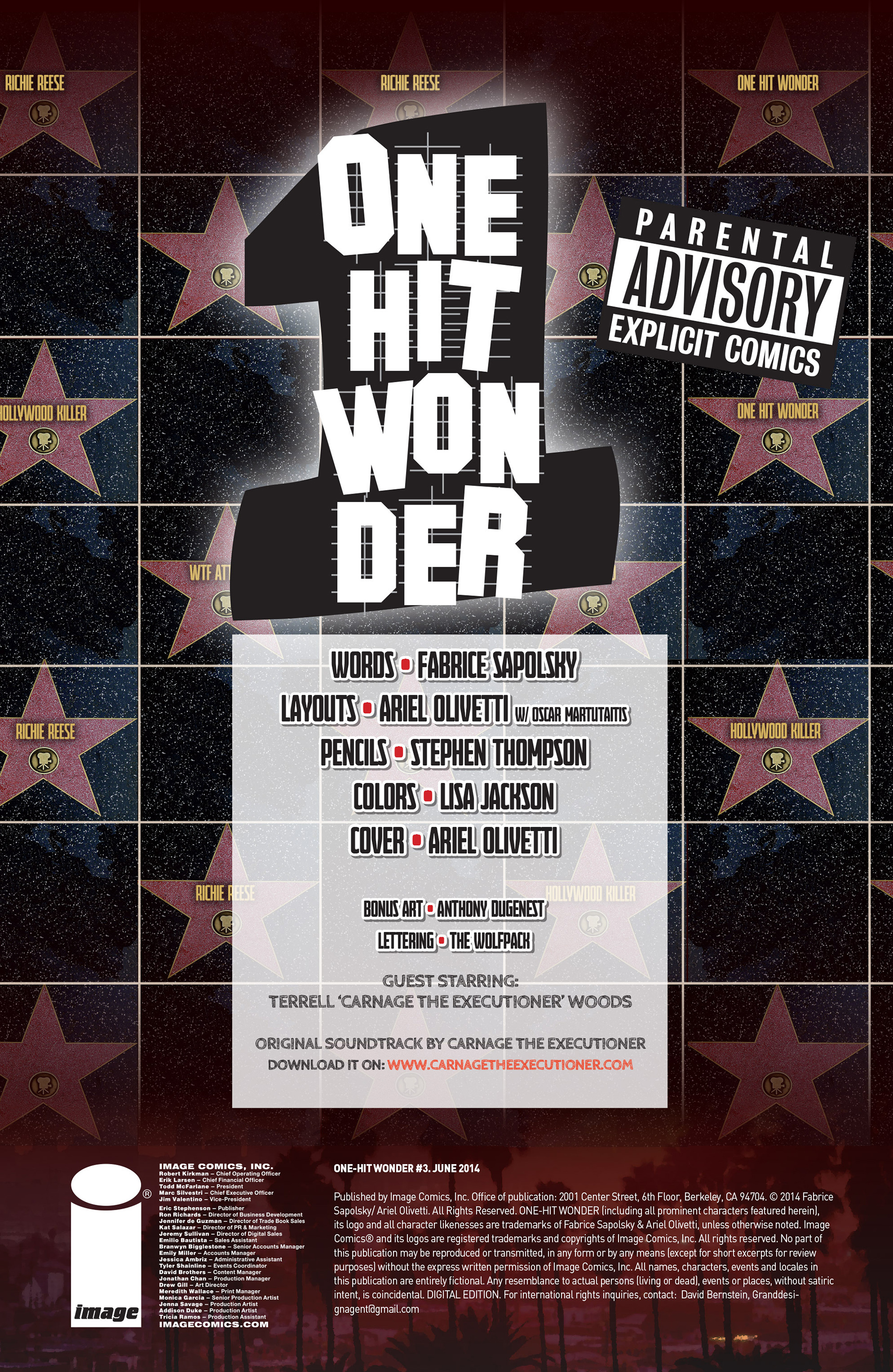 Read online One-Hit Wonder comic -  Issue #3 - 2