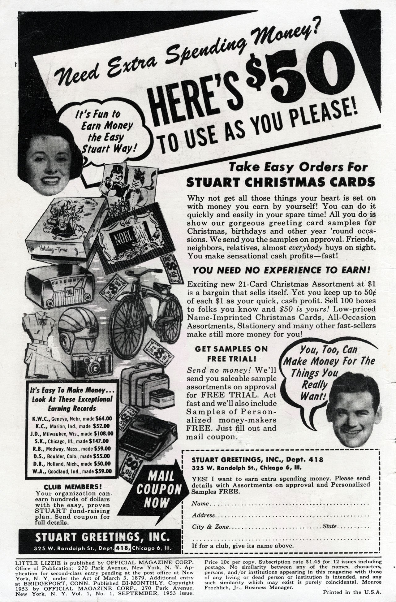 Read online Little Lizzie (1953) comic -  Issue #1 - 2