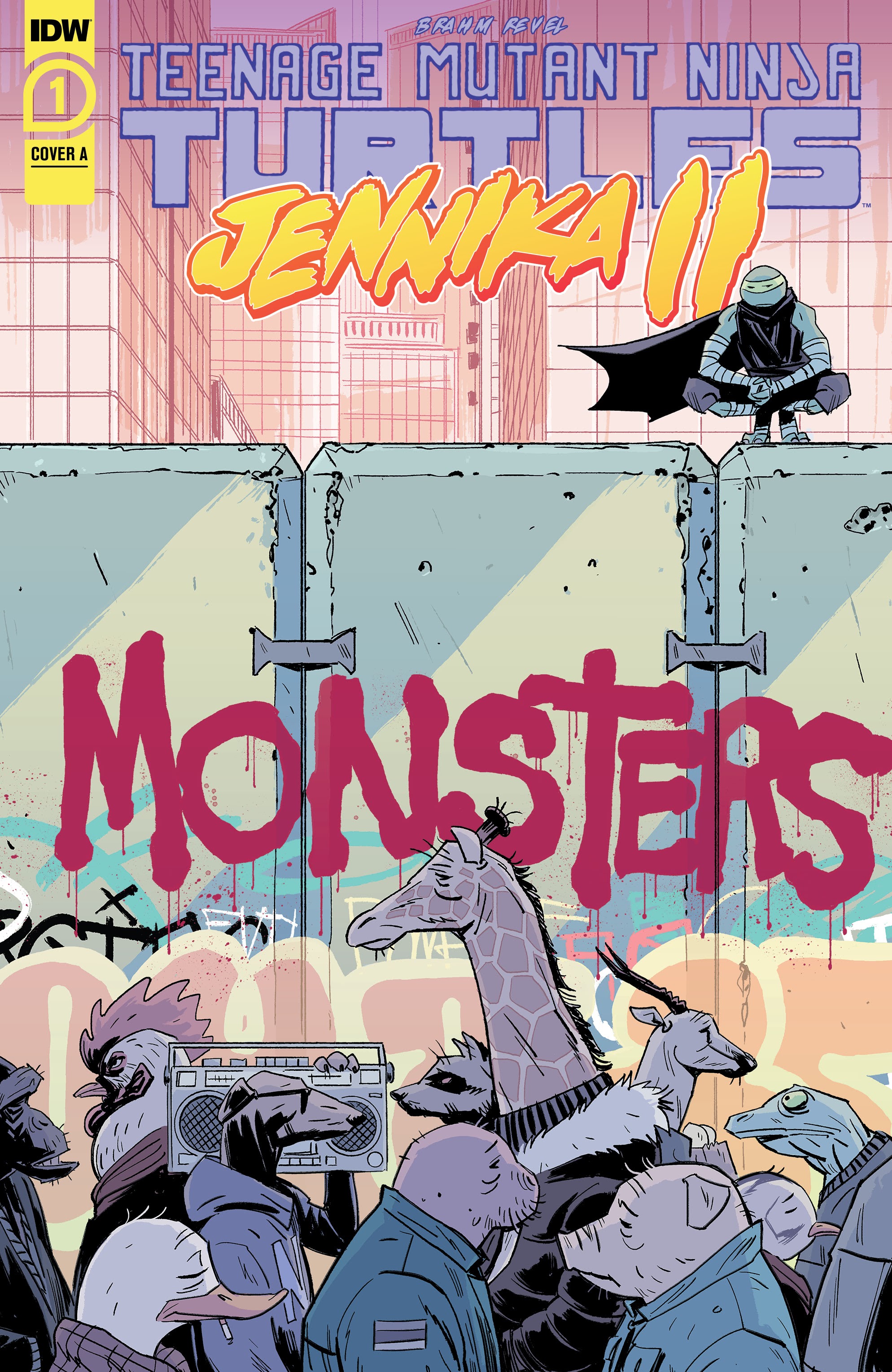 Read online Teenage Mutant Ninja Turtles: Jennika II comic -  Issue #1 - 1