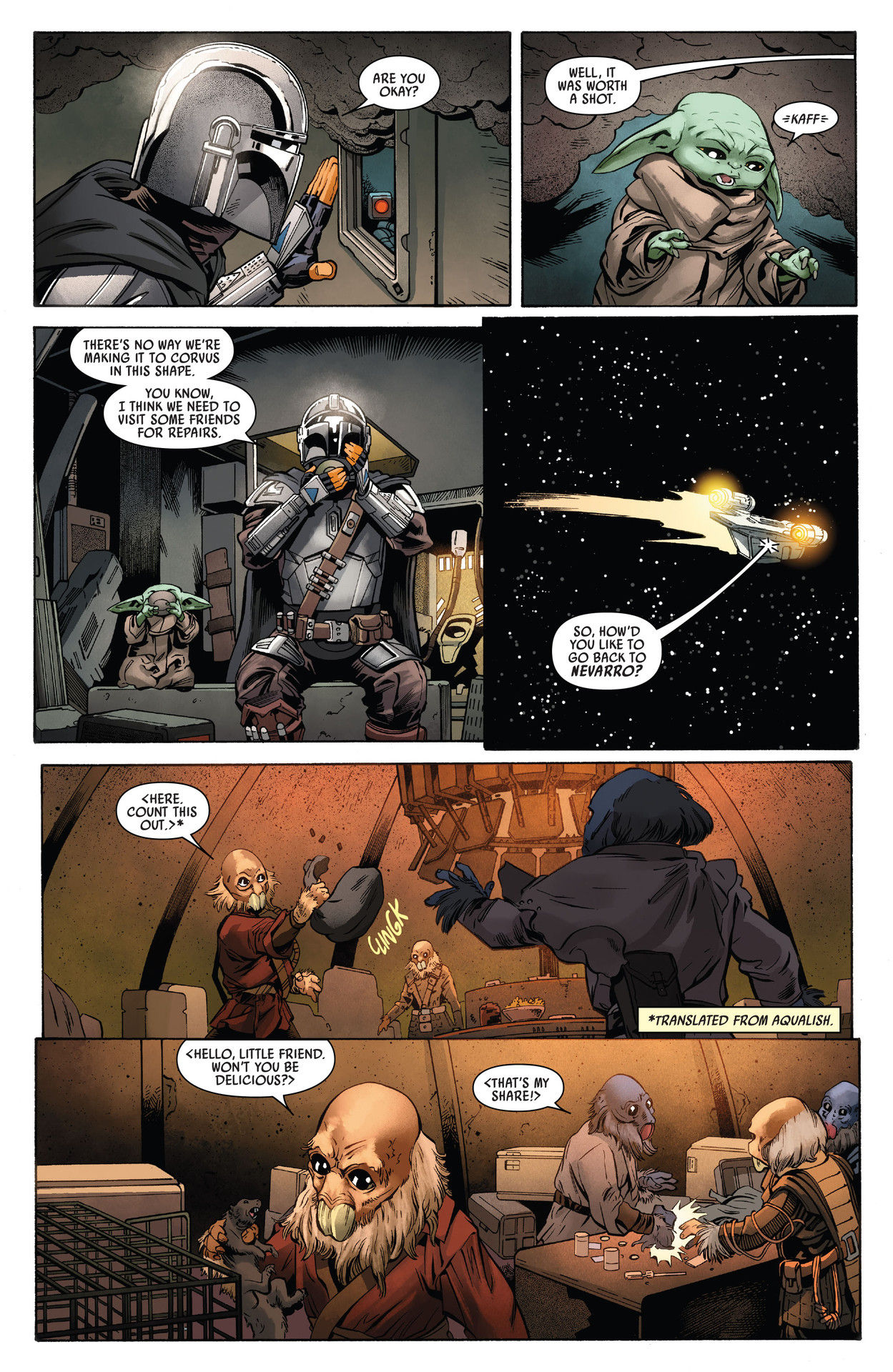 Read online Star Wars: The Mandalorian Season 2 comic -  Issue #4 - 4