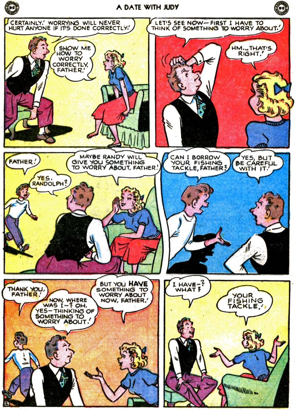 Read online A Date with Judy comic -  Issue #10 - 4