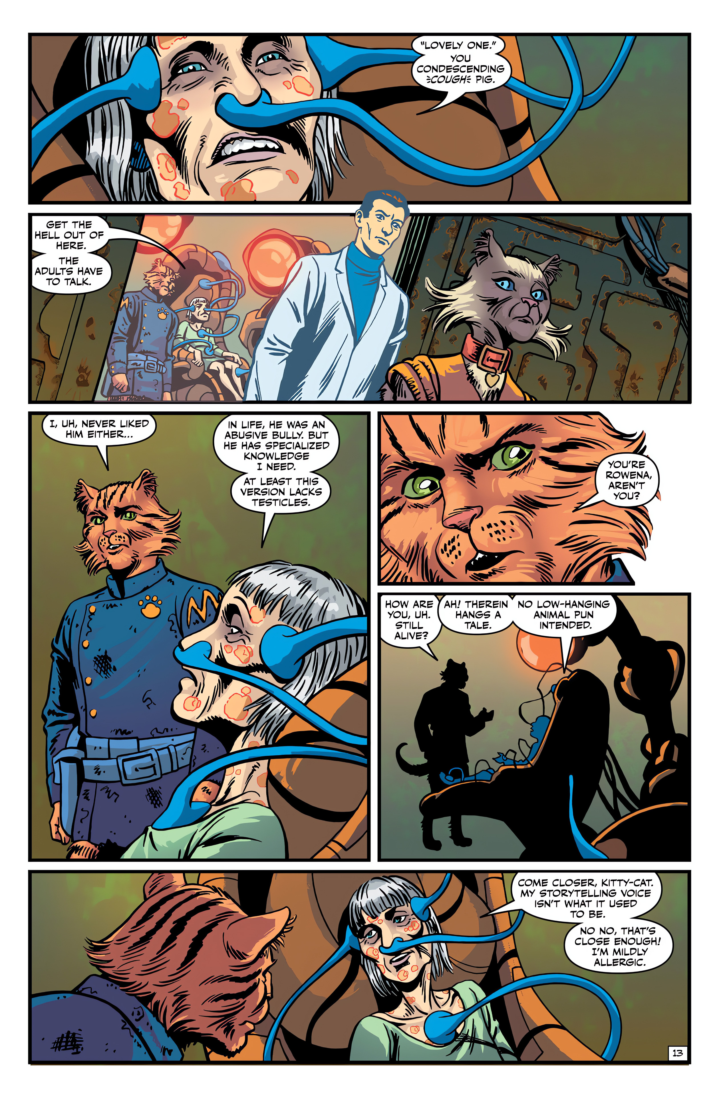 Read online Captain Ginger: The Last Feeder comic -  Issue #1 - 15