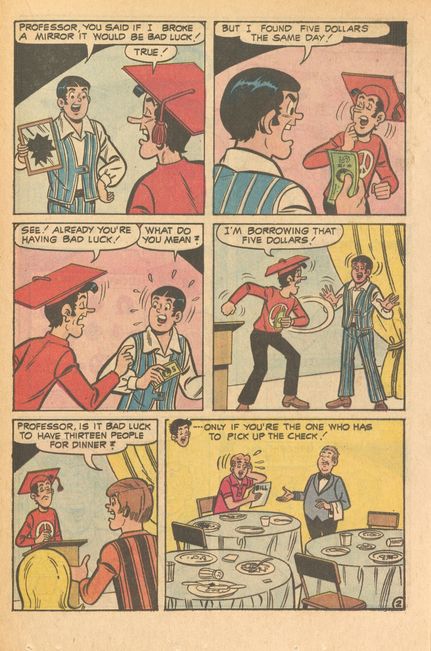 Read online Jughead's Jokes comic -  Issue #27 - 36
