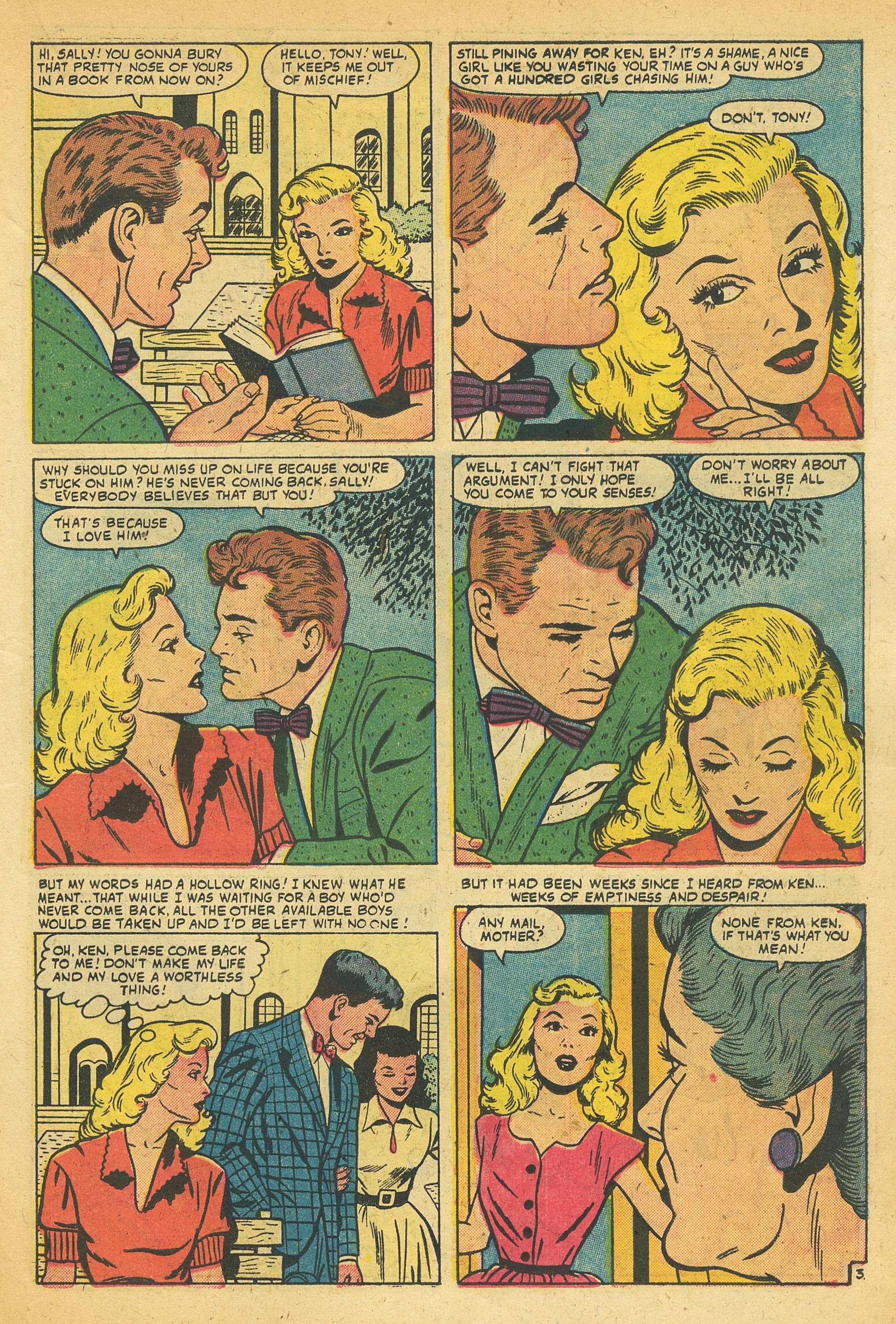 Read online Love Romances comic -  Issue #58 - 23