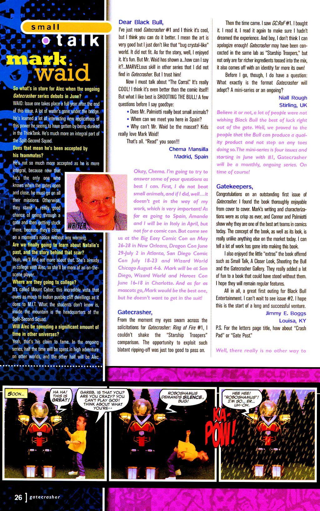 Read online Gatecrasher: Ring of Fire comic -  Issue #4 - 28